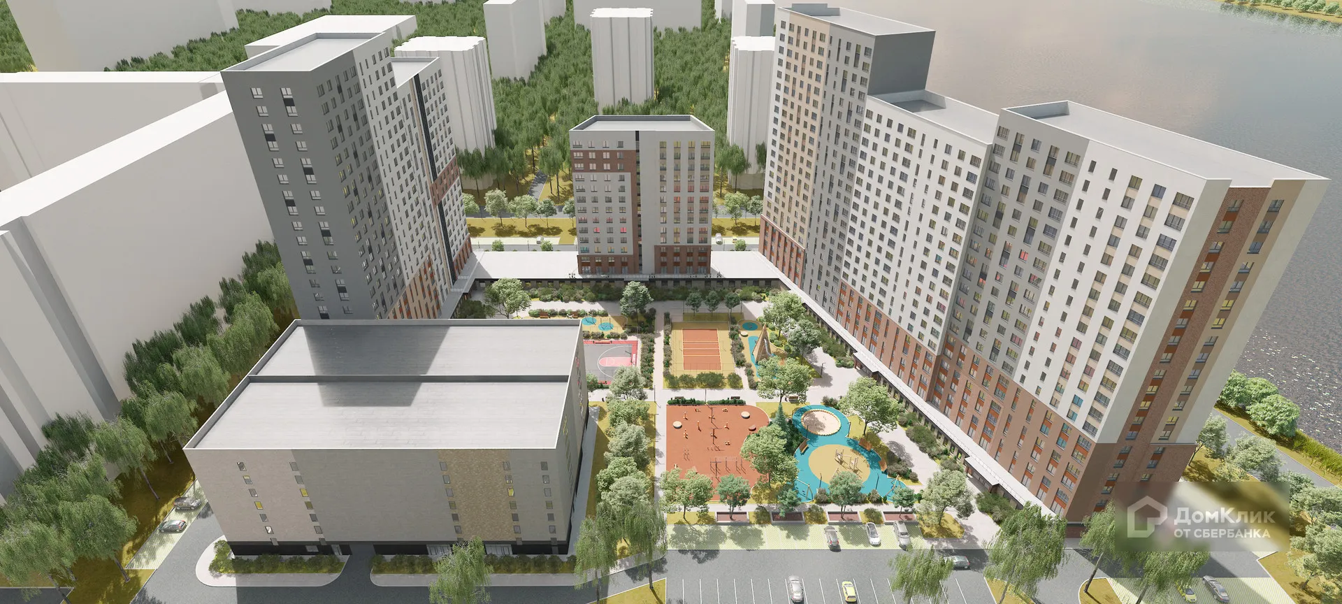 Фото квартиры в ЖК Онегин. Дом у озера