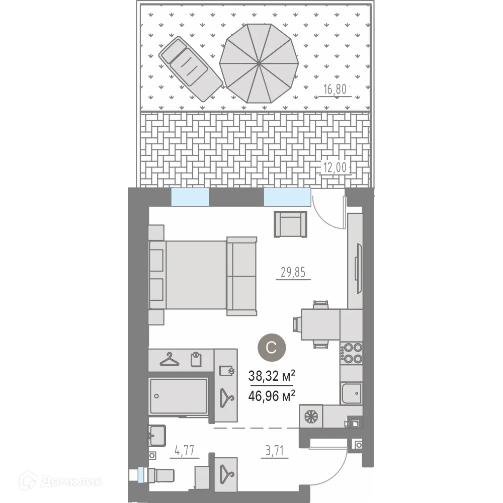 Фото квартиры в ЖК Кипрея Квартиры