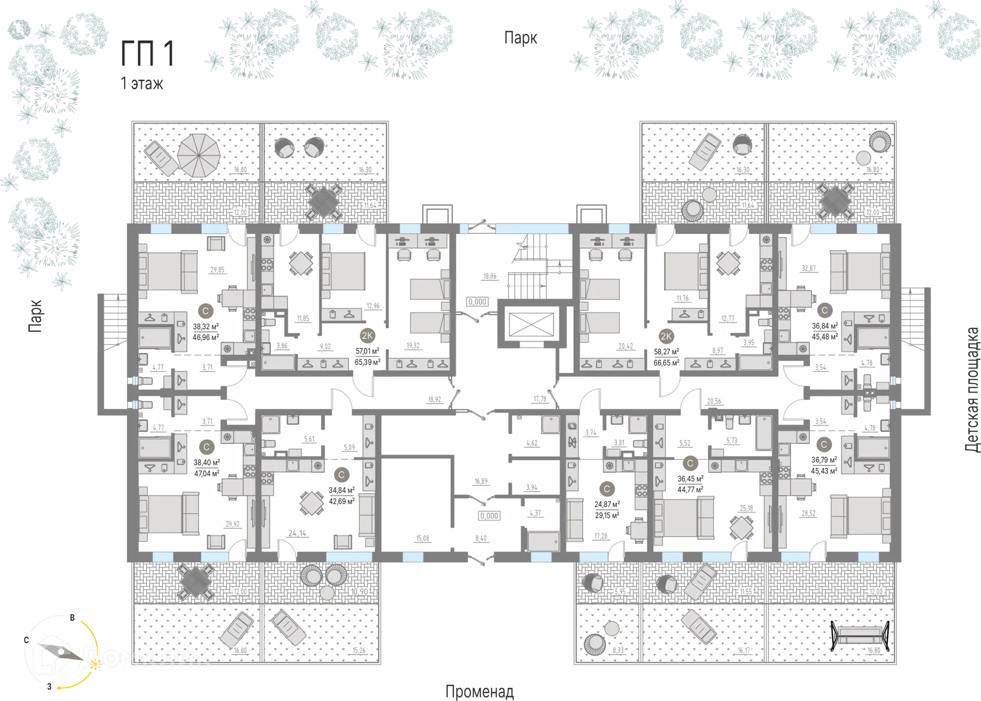 Фото квартиры в ЖК Кипрея Квартиры
