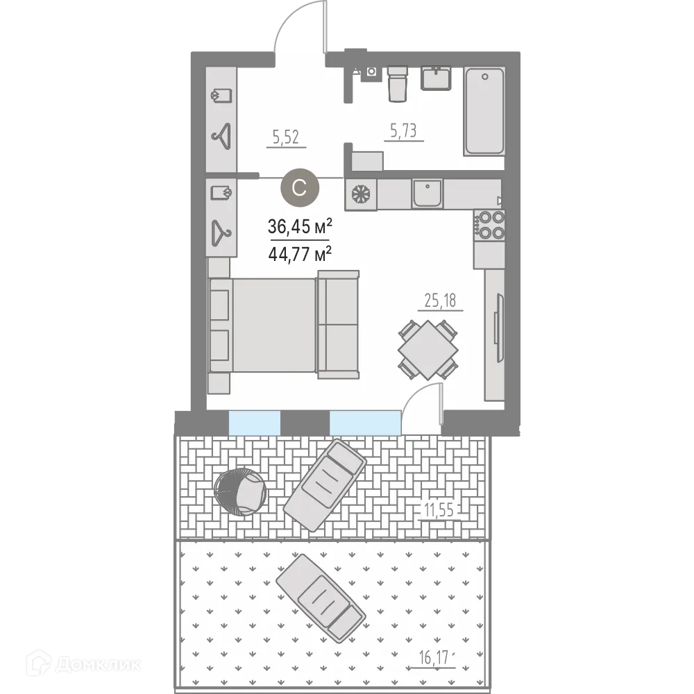 Фото квартиры в ЖК Кипрея Квартиры