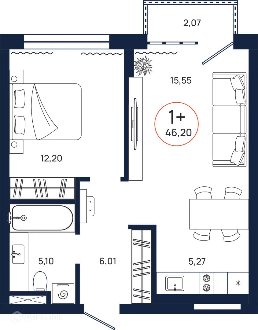 Фото квартиры в ЖК Квартал Культура