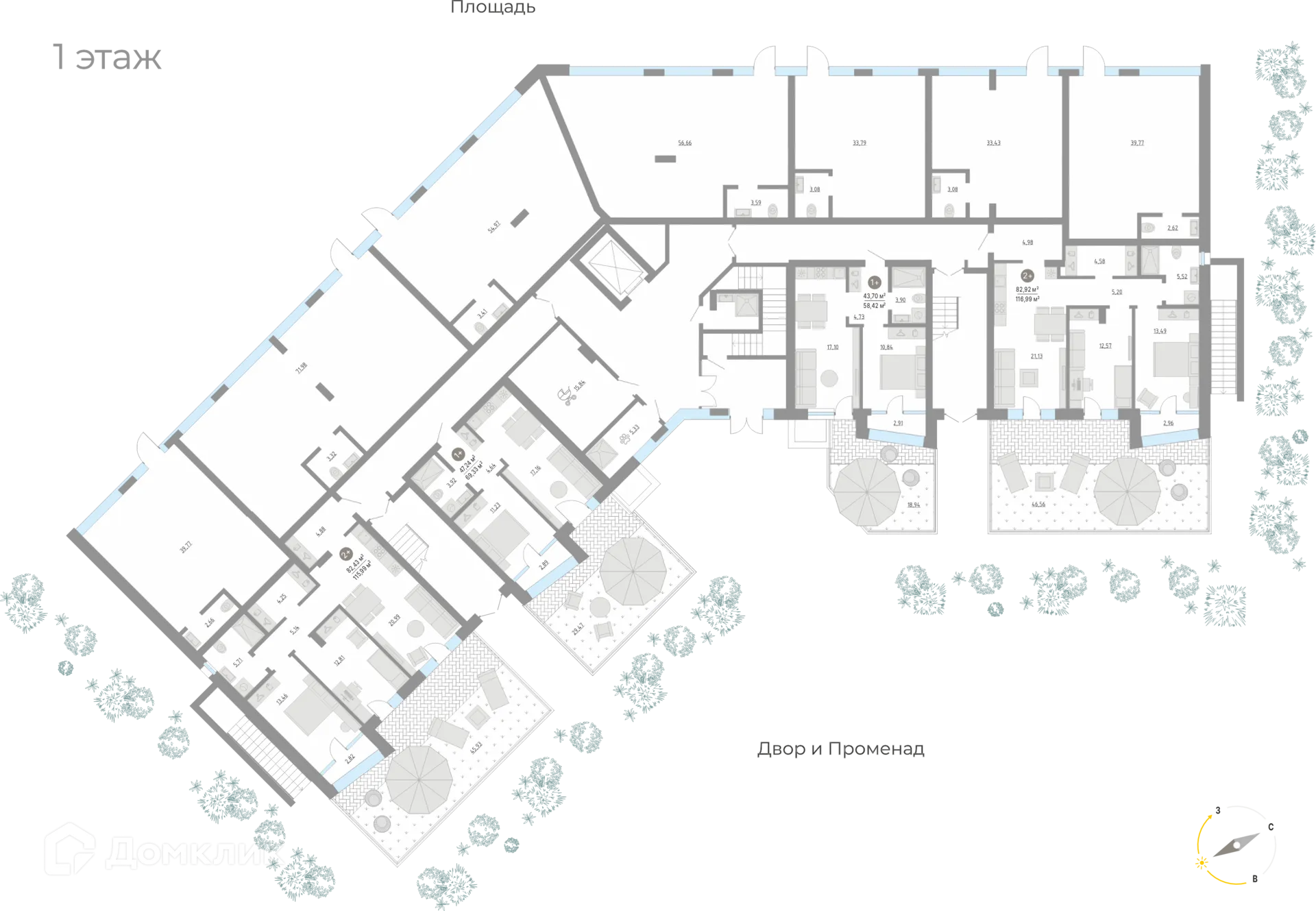 Фото квартиры в ЖК Кипрея Квартиры