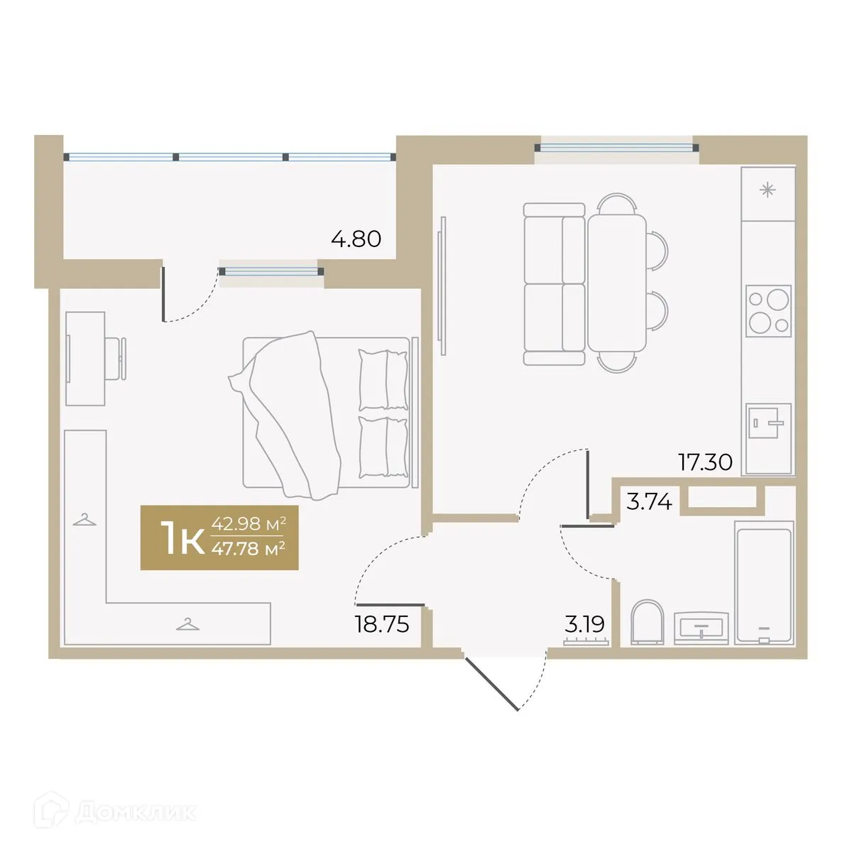 Фото квартиры в ЖК Спутник-2