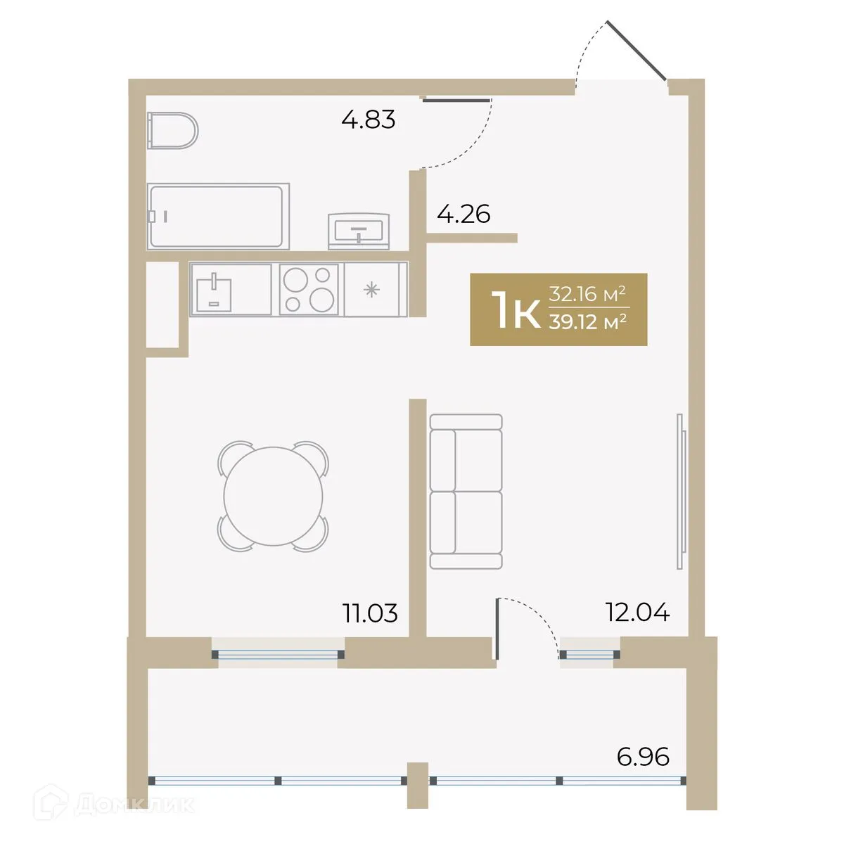 Фото квартиры в ЖК Спутник-2