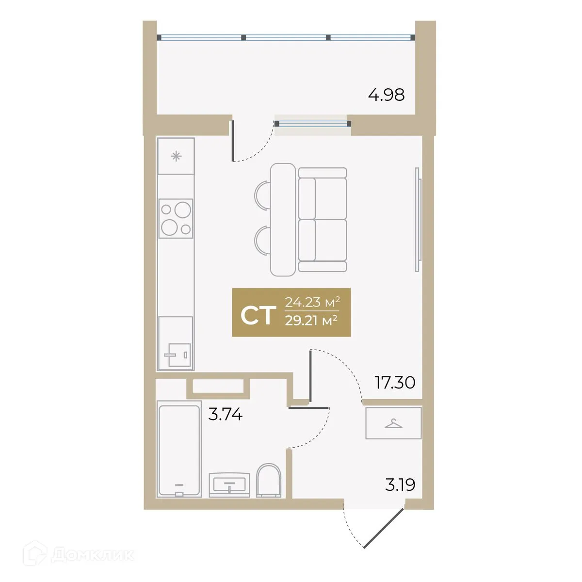 Фото квартиры в ЖК Спутник-2