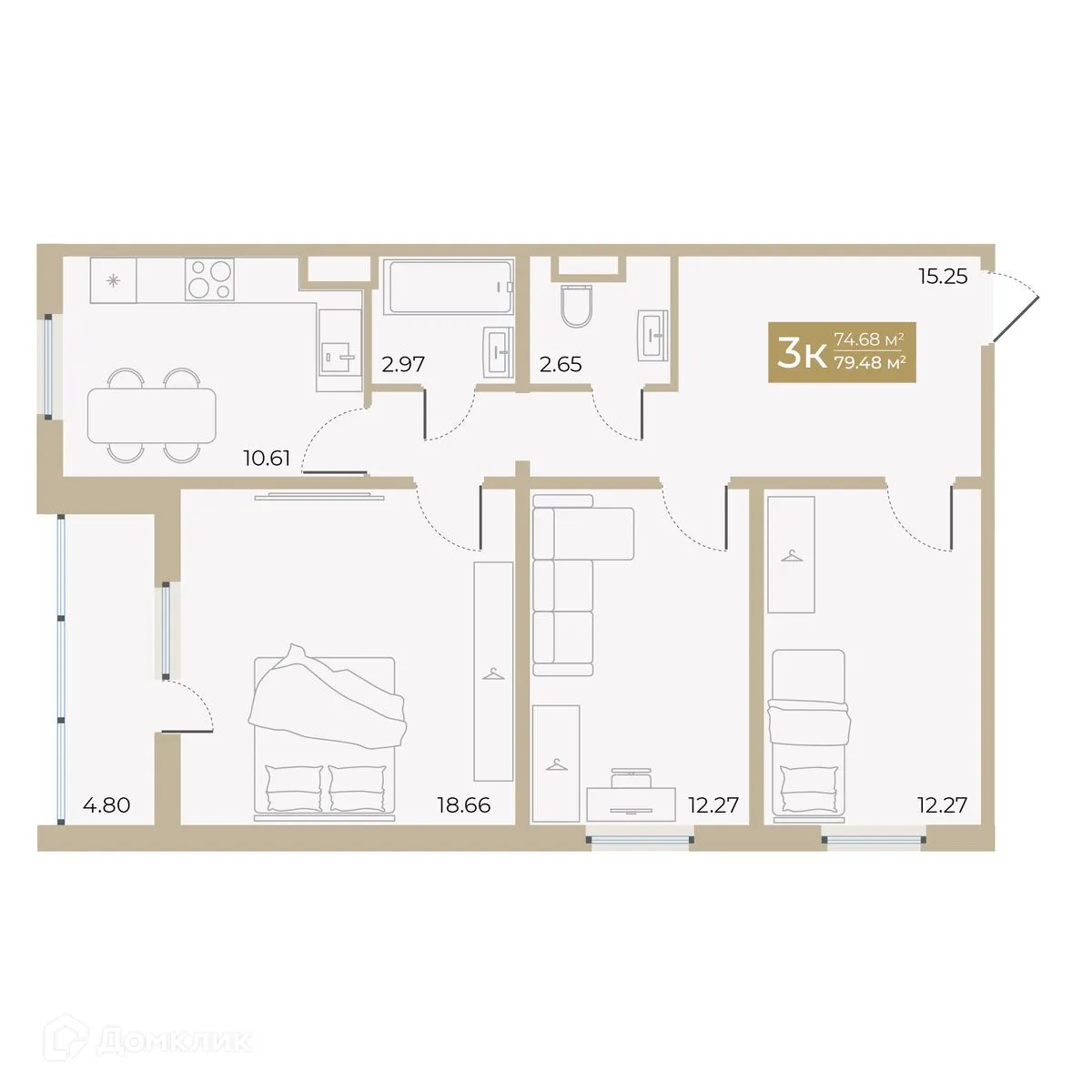 Фото квартиры в ЖК Спутник-2