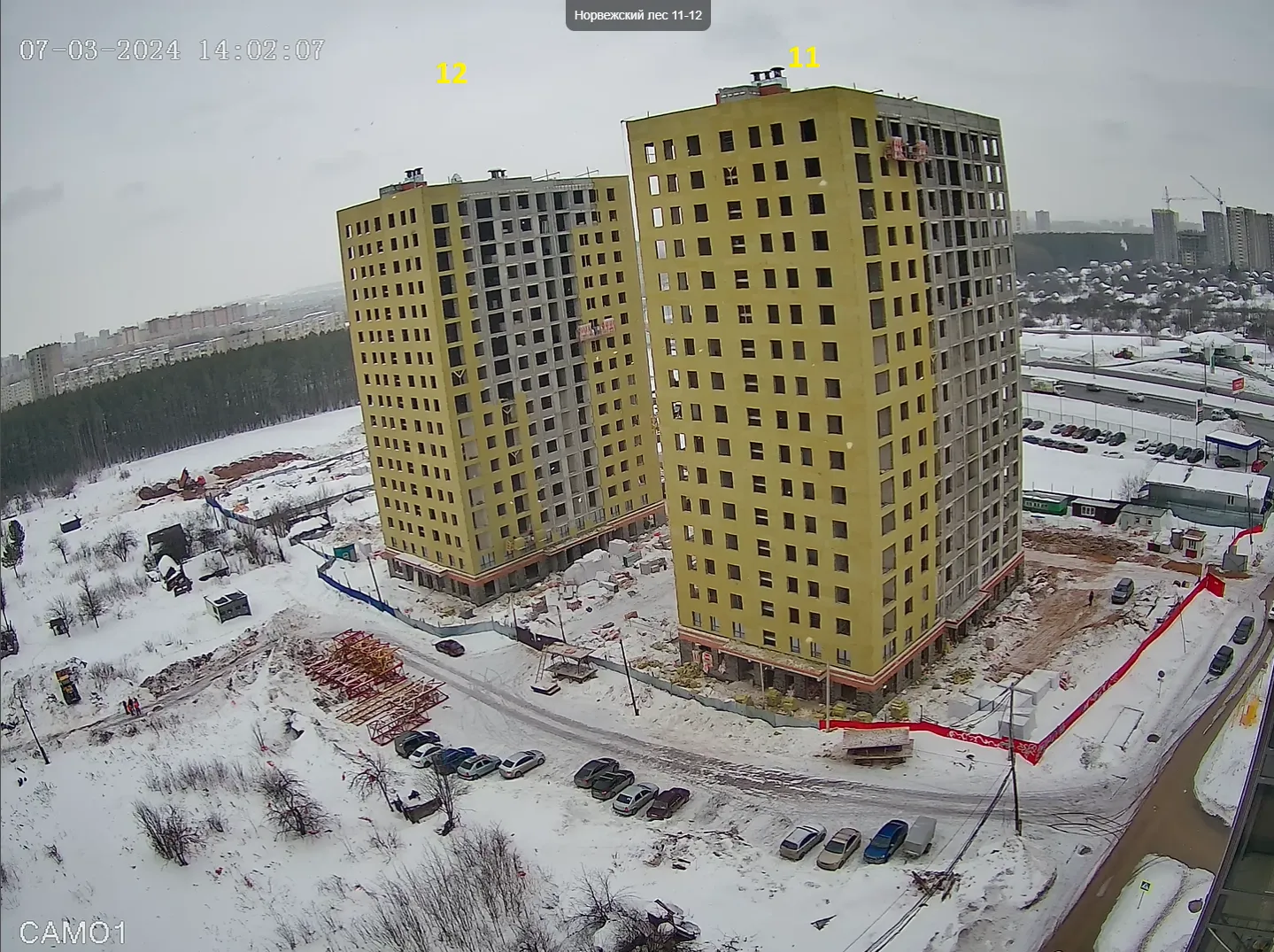 ЖК Норвежский Лес ход строительства