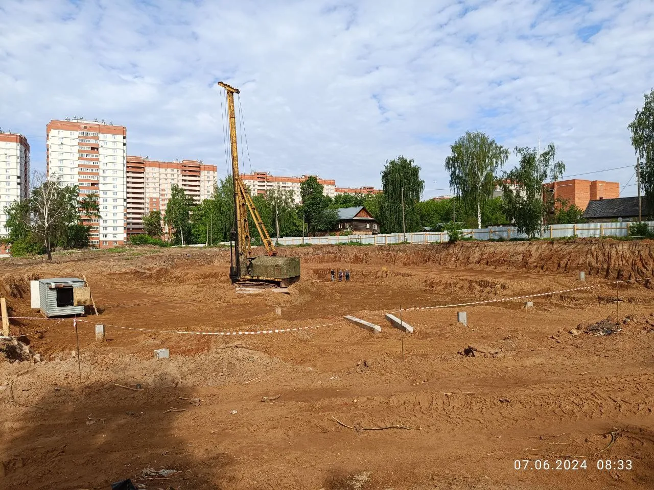 ЖК Крылья ход строительства