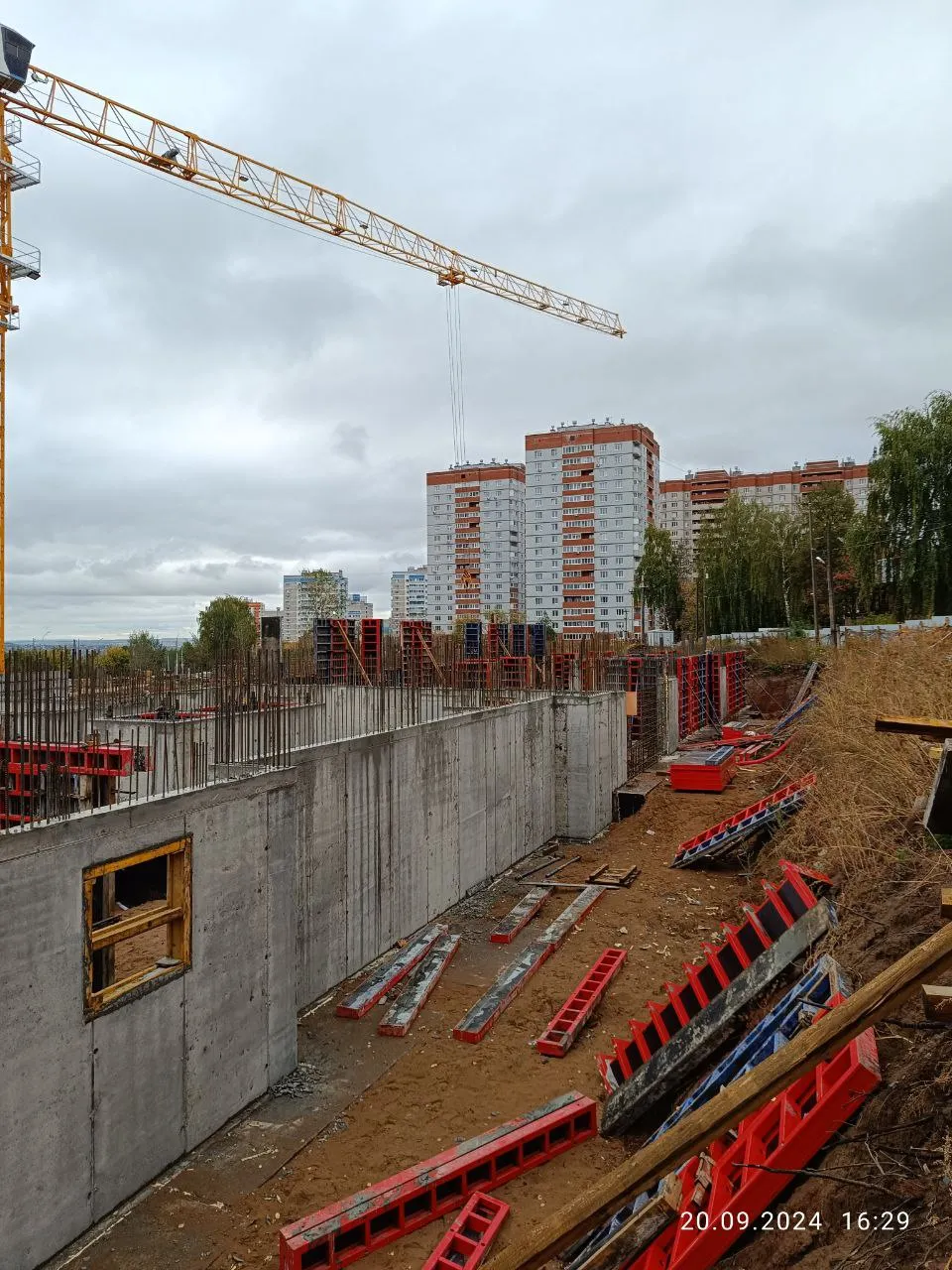 ЖК Крылья ход строительства