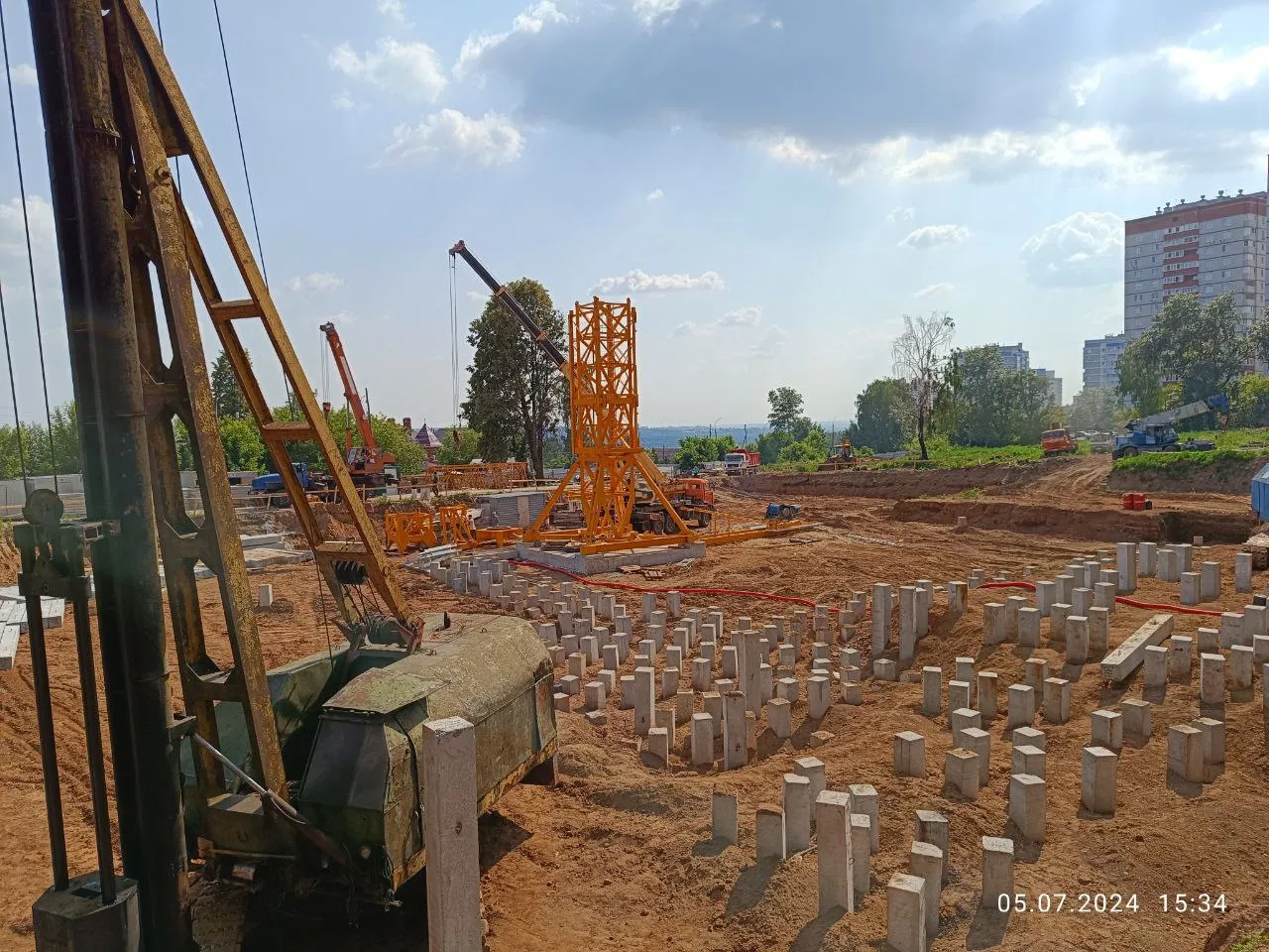 ЖК Крылья ход строительства