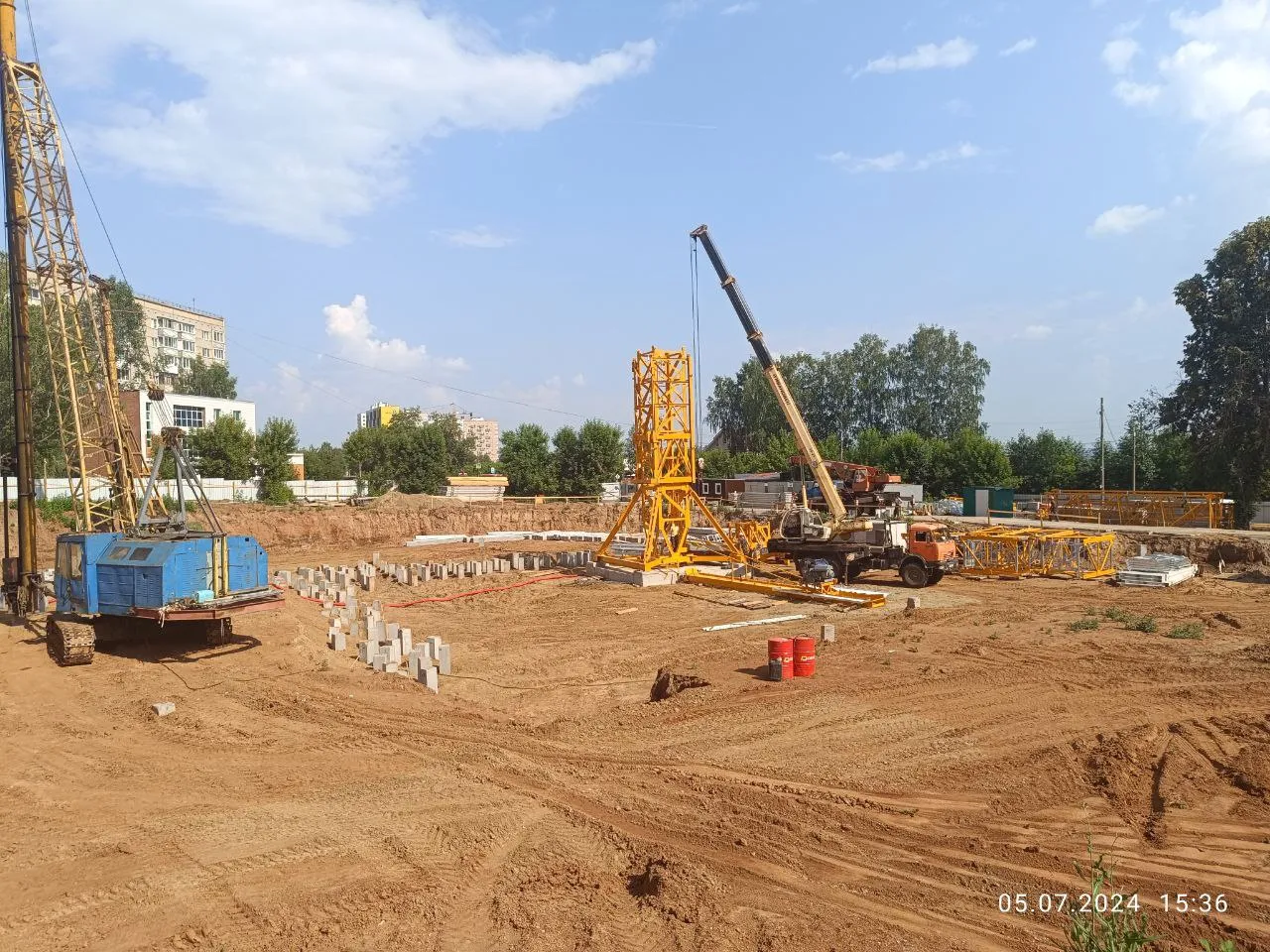 ЖК Крылья ход строительства