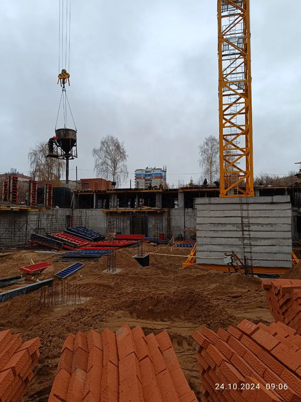 ЖК Крылья ход строительства