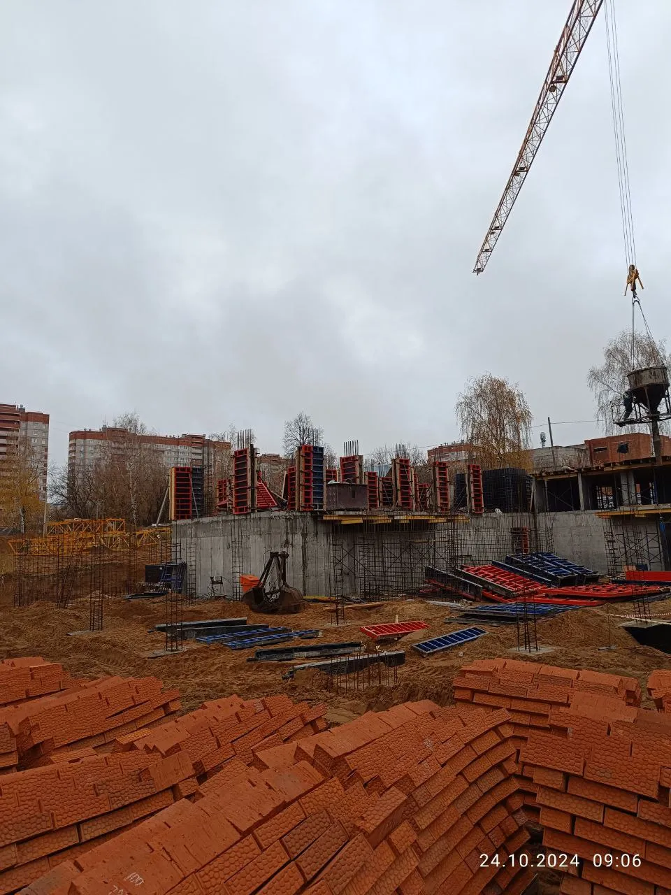 ЖК Крылья ход строительства