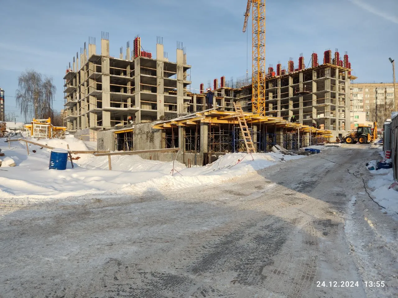 ЖК Крылья ход строительства