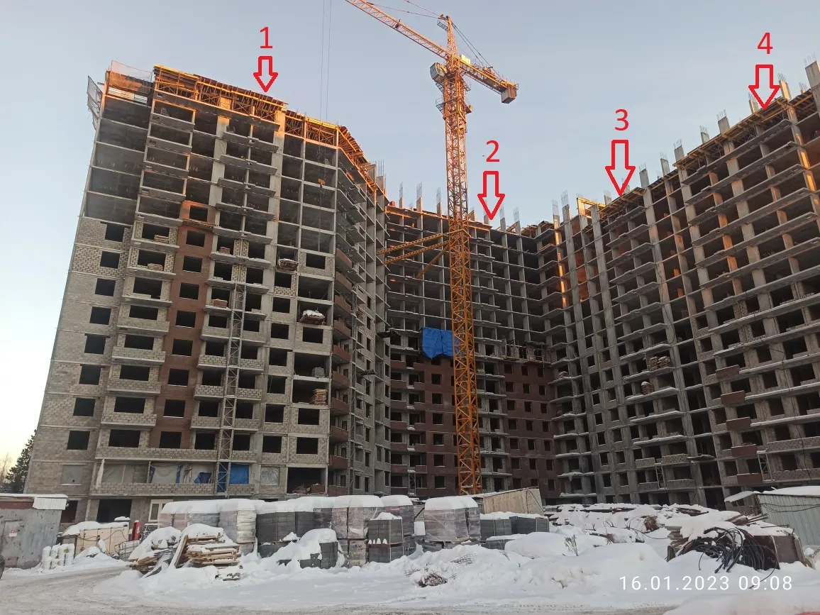 ЖК Холмогоровский ход строительства