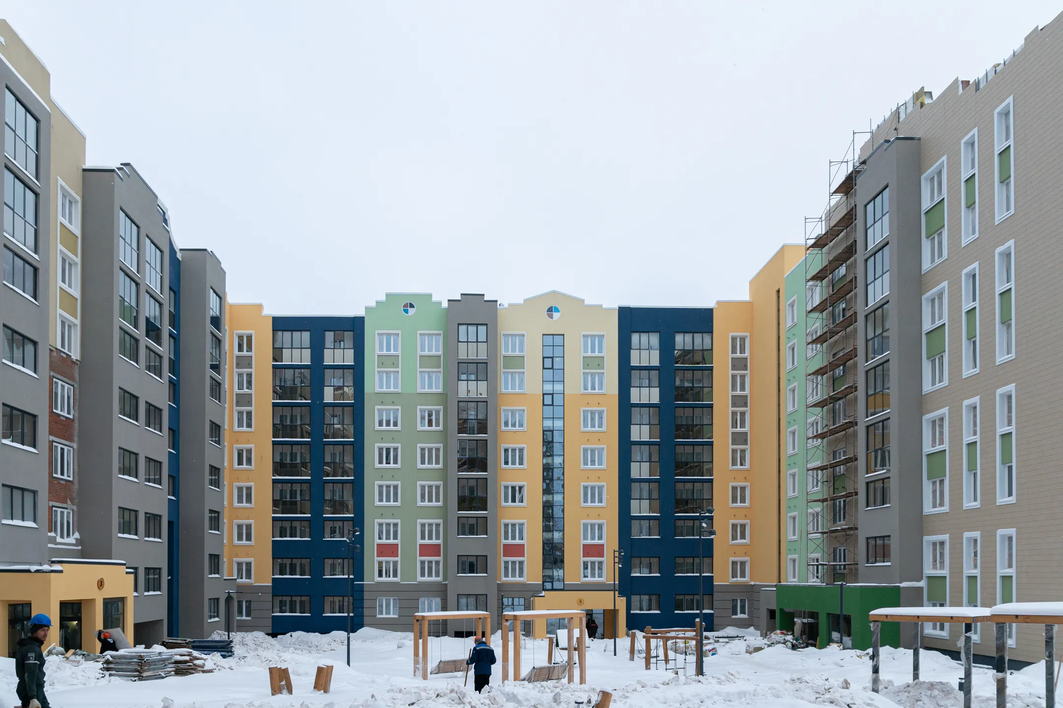 ЖК "ZNAK город будущего" ход строительства