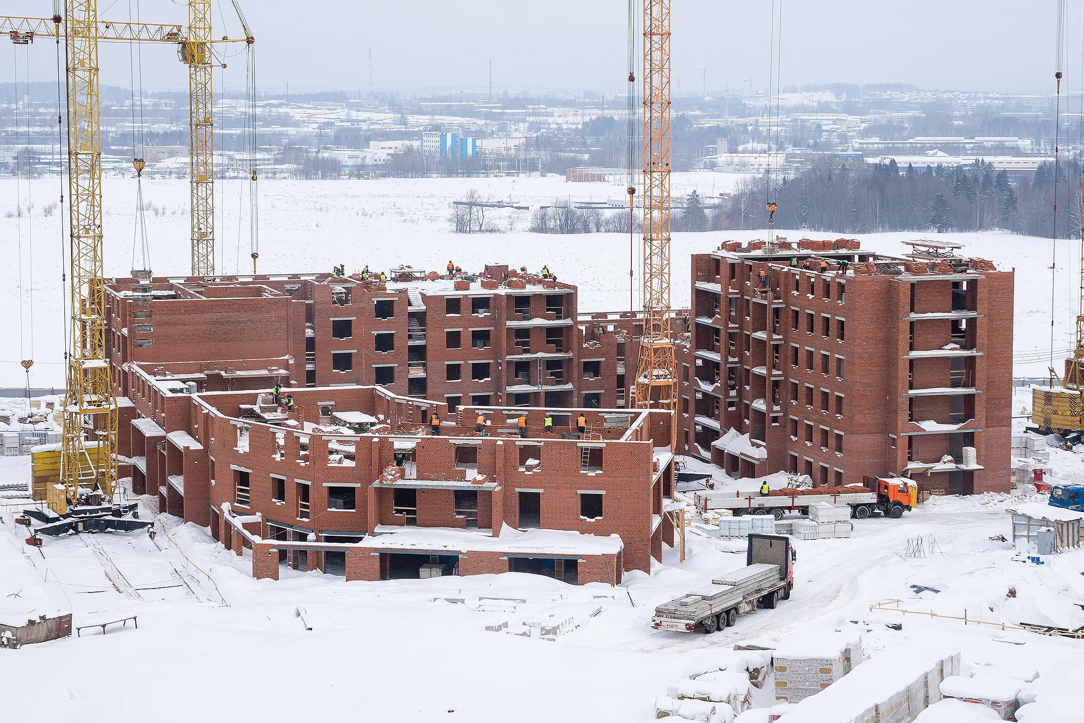 ЖК "ZNAK город будущего" ход строительства