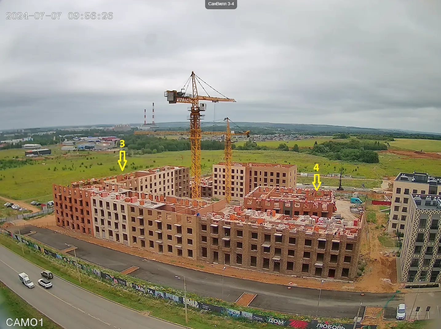 ЖК Санвилл ход строительства