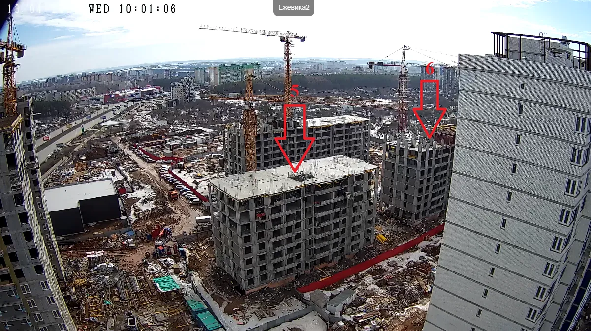 ЖК Ежевика ход строительства