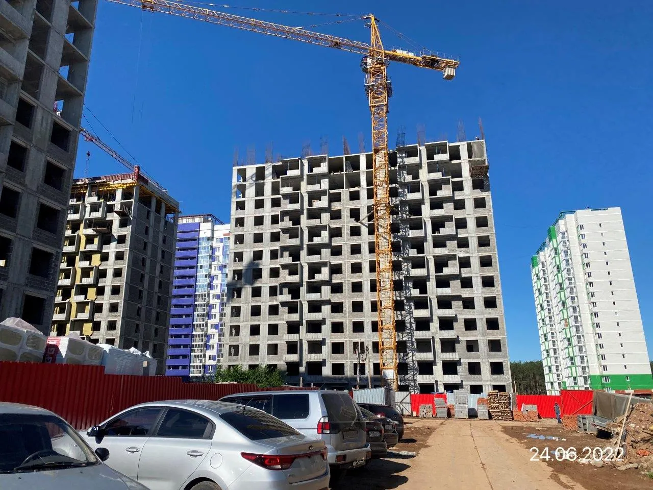 ЖК Ежевика ход строительства