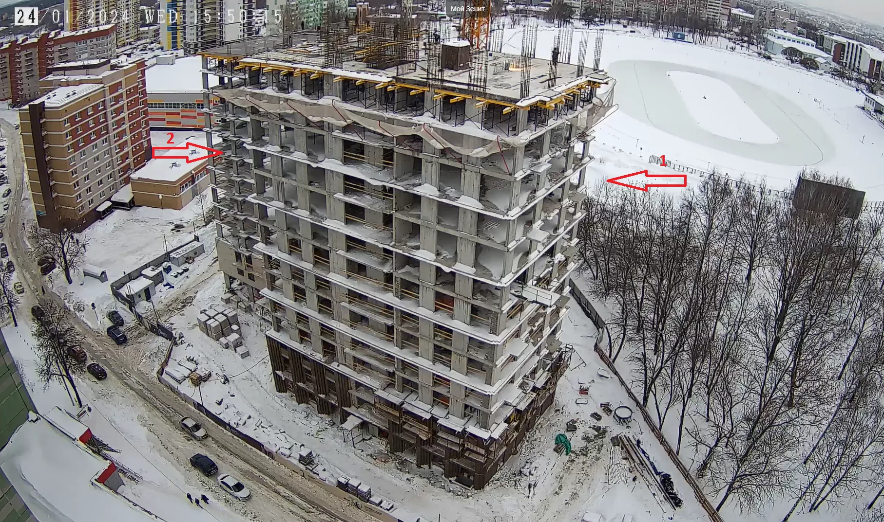 ЖК Мой Зенит ход строительства