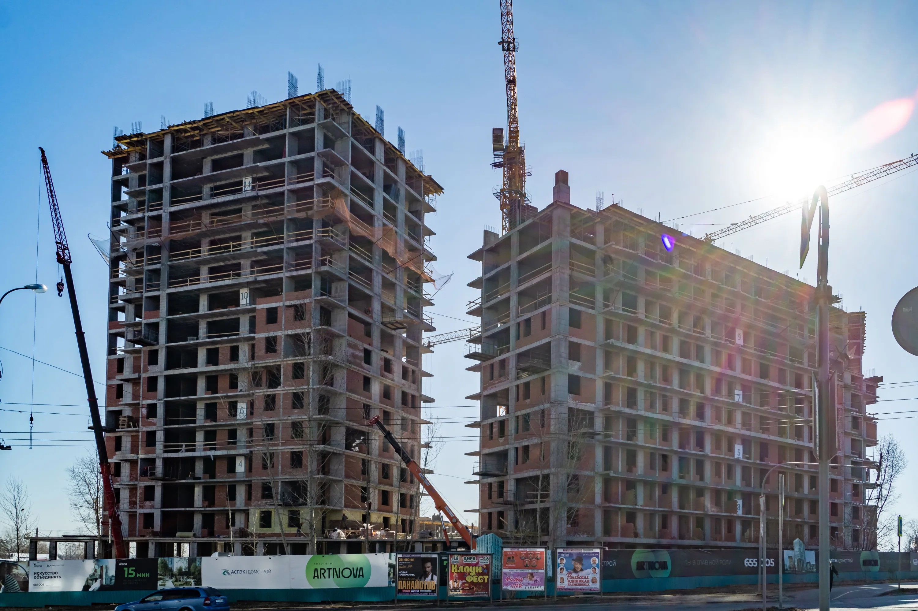 ЖК ARTNOVA (Артнова) ход строительства