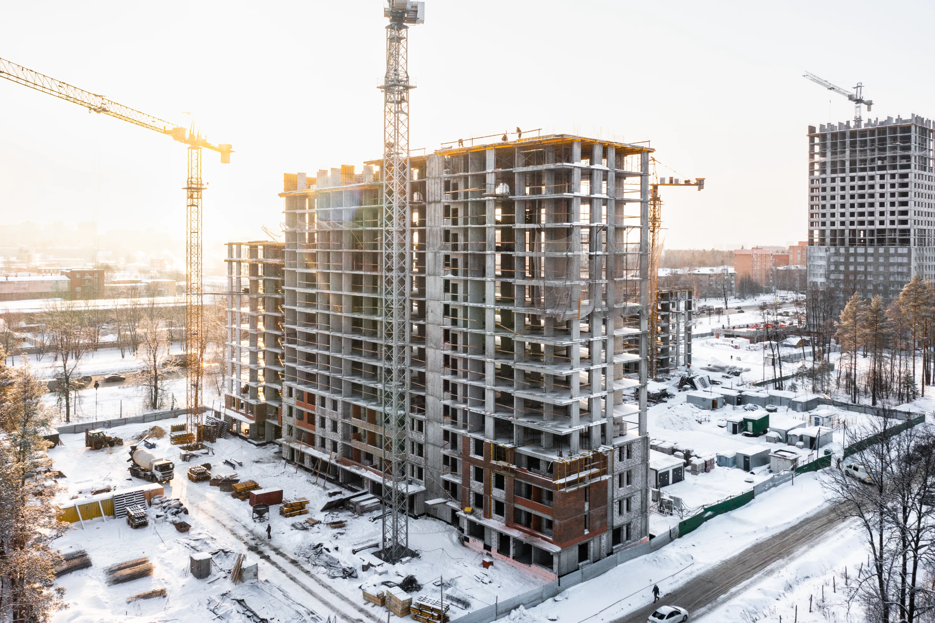 ЖК РЕГАРД жилой квартал ход строительства