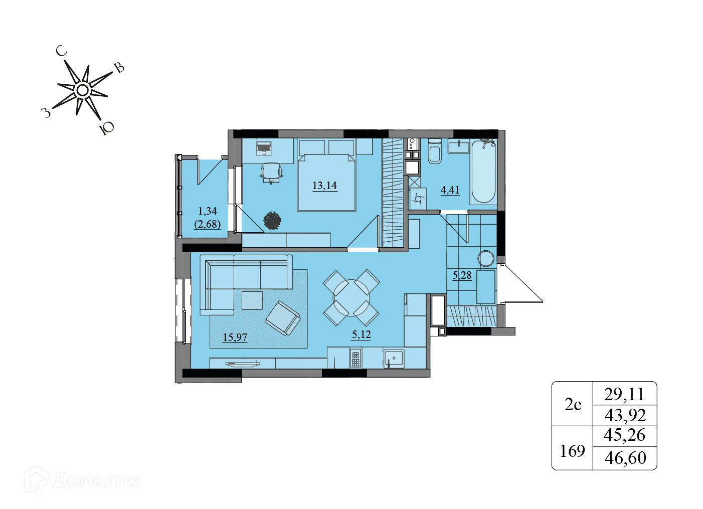 Фото квартиры в ЖК Краски леса