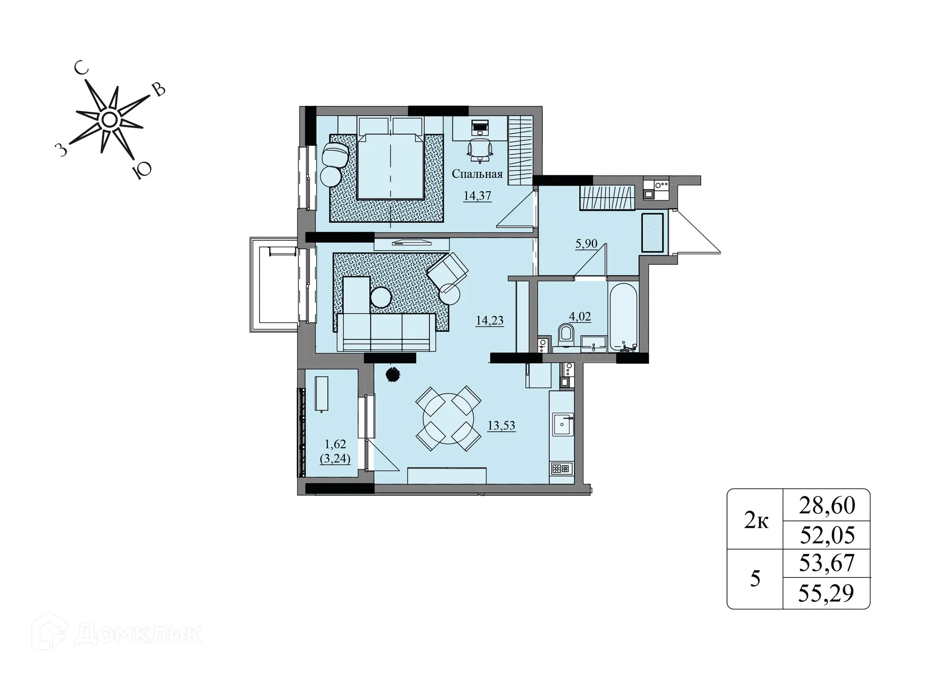 Фото квартиры в ЖК Краски леса