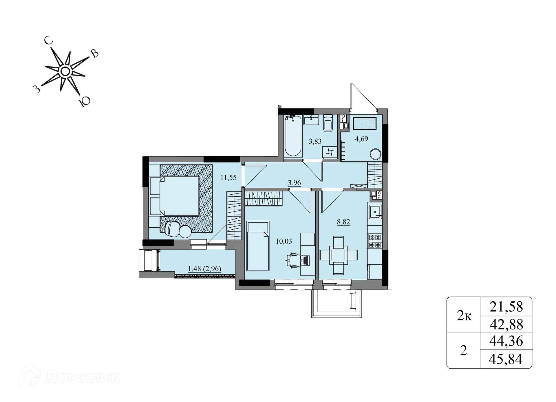 Фото квартиры в ЖК Краски леса