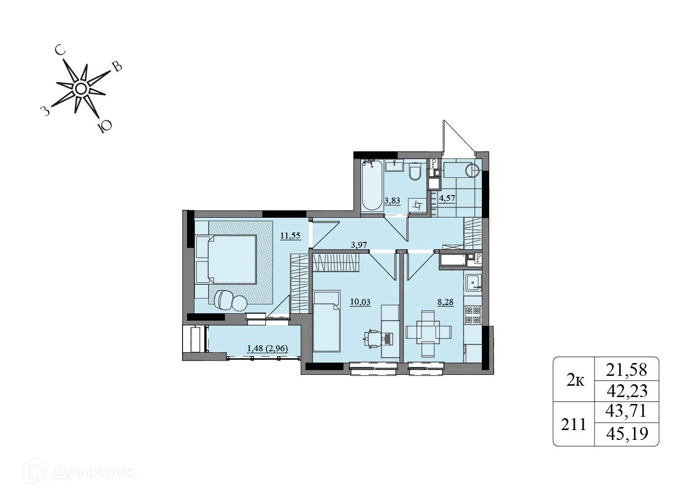 Фото квартиры в ЖК Краски леса