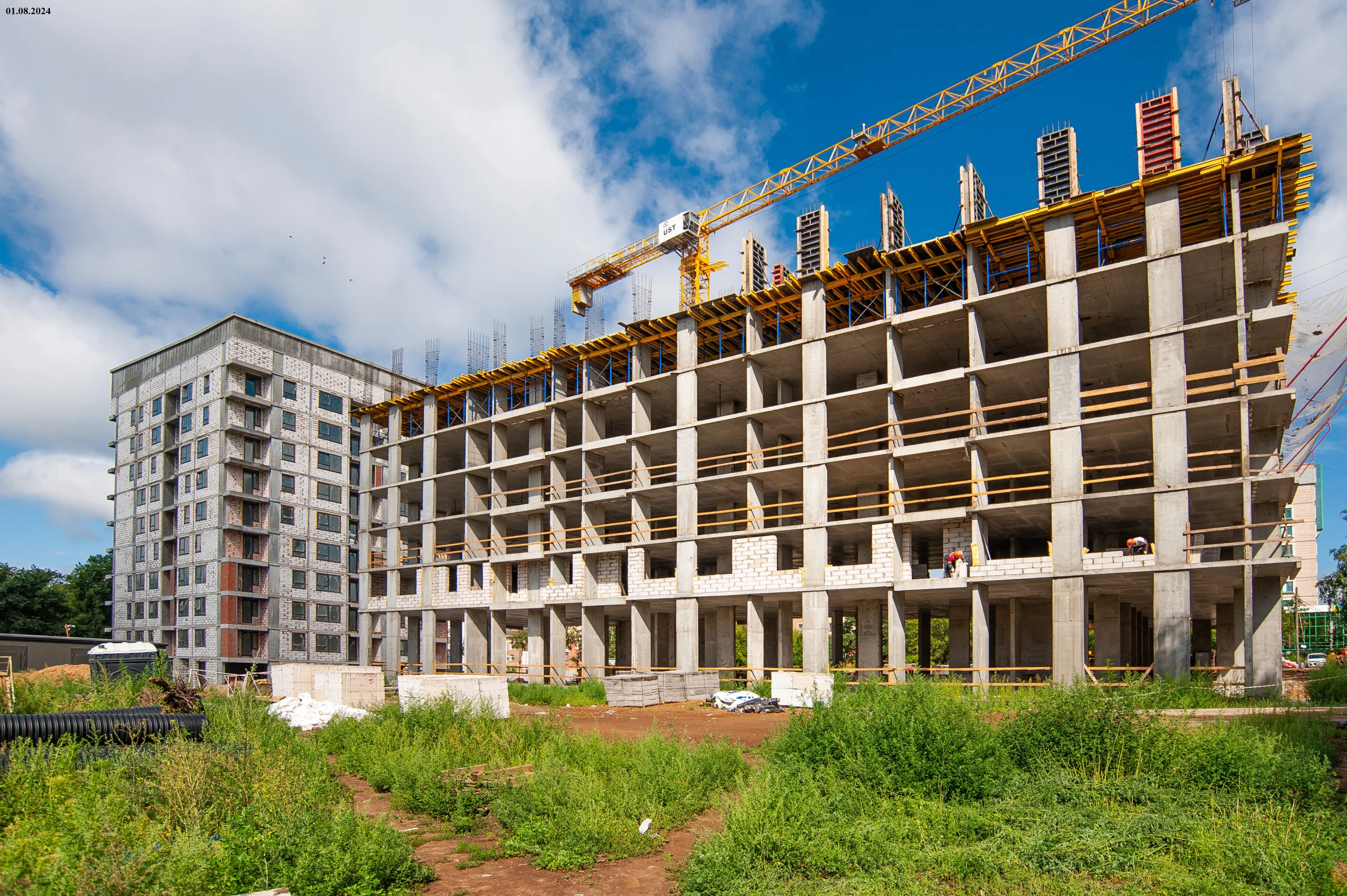 ЖК Квартал на Горького ход строительства