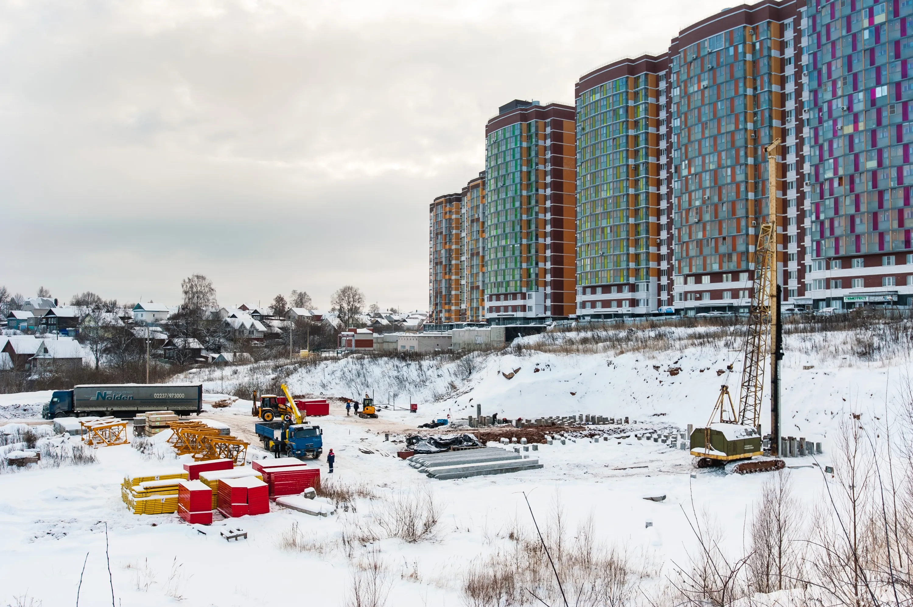 ЖК Речной парк ход строительства
