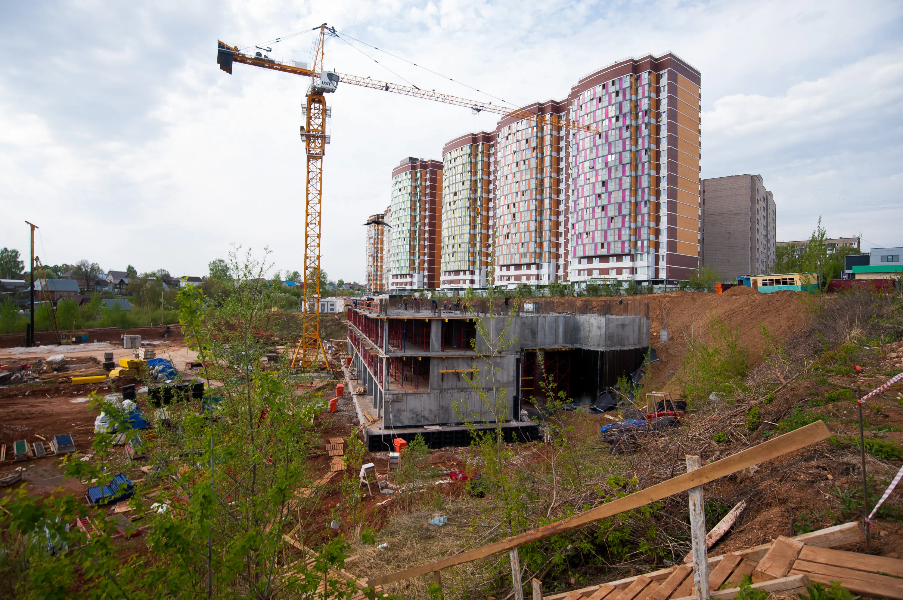 ЖК Речной парк ход строительства