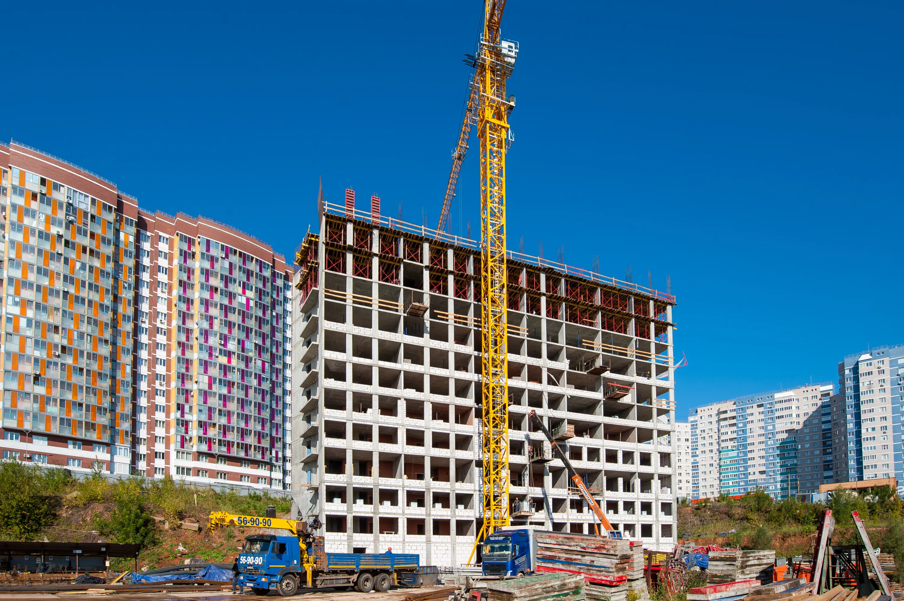 ЖК Речной парк ход строительства