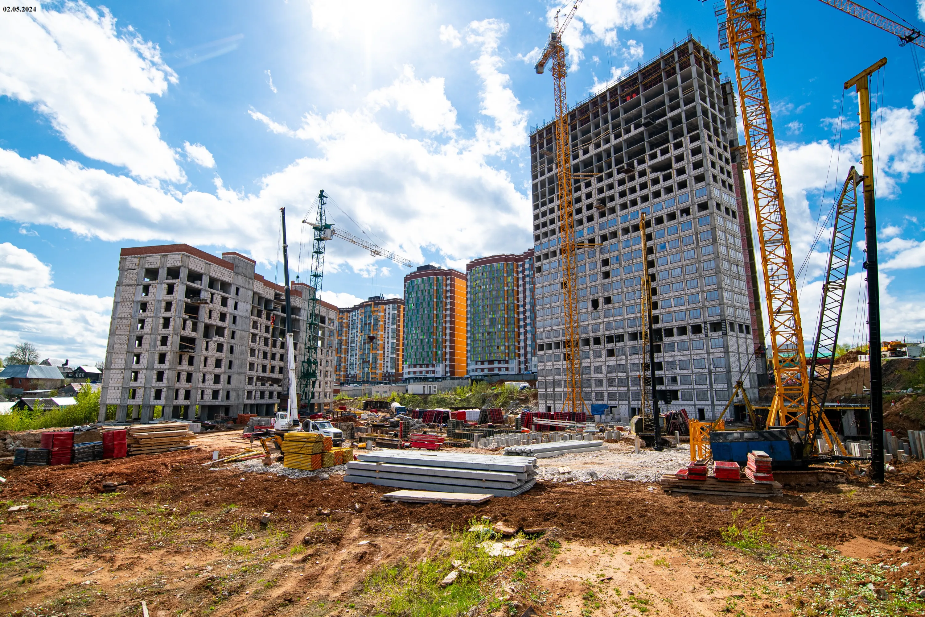 ЖК Речной парк ход строительства