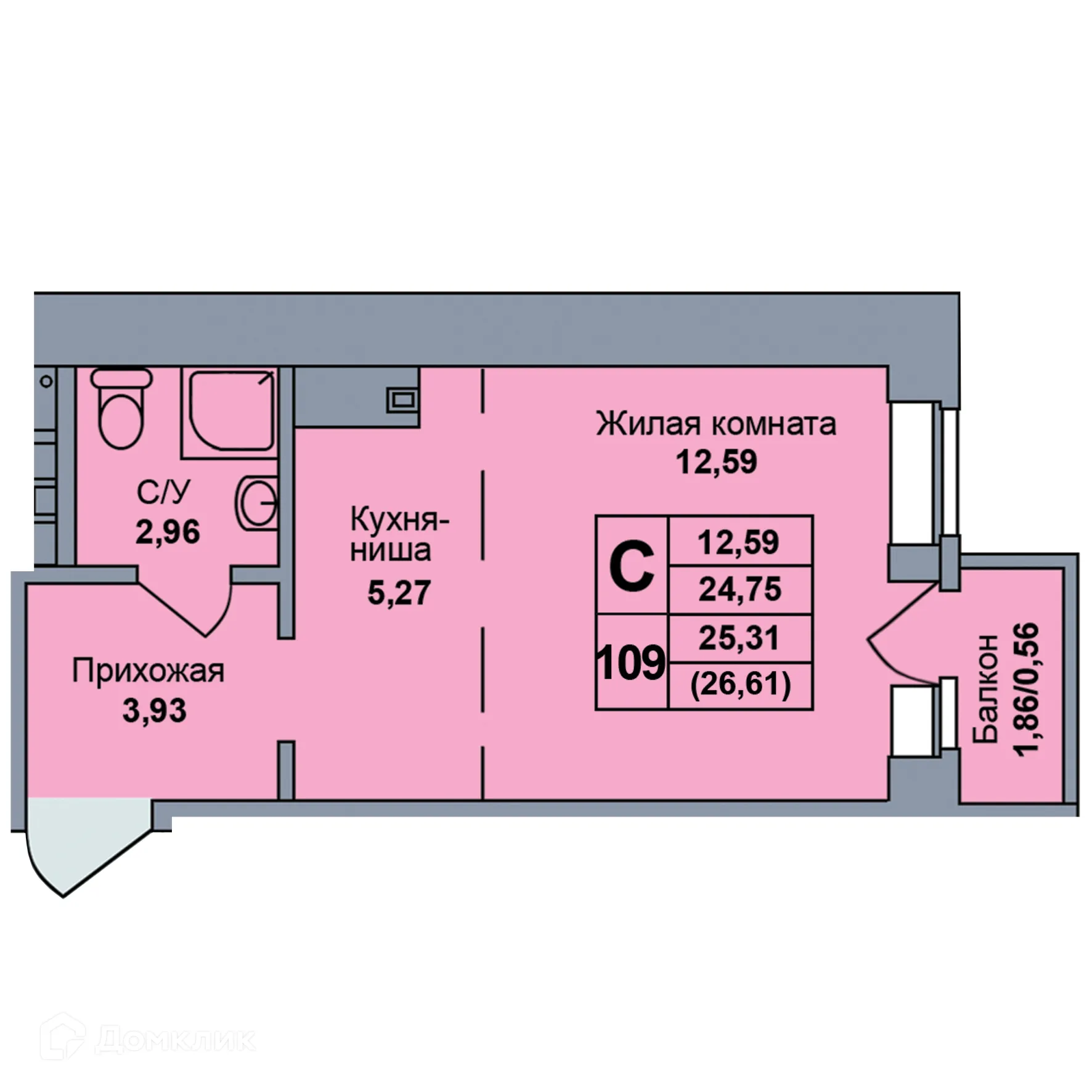 Фото квартиры в ЖК ЖД Старт