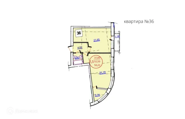 Квартира в ЖК Жилой дом Бавария-2