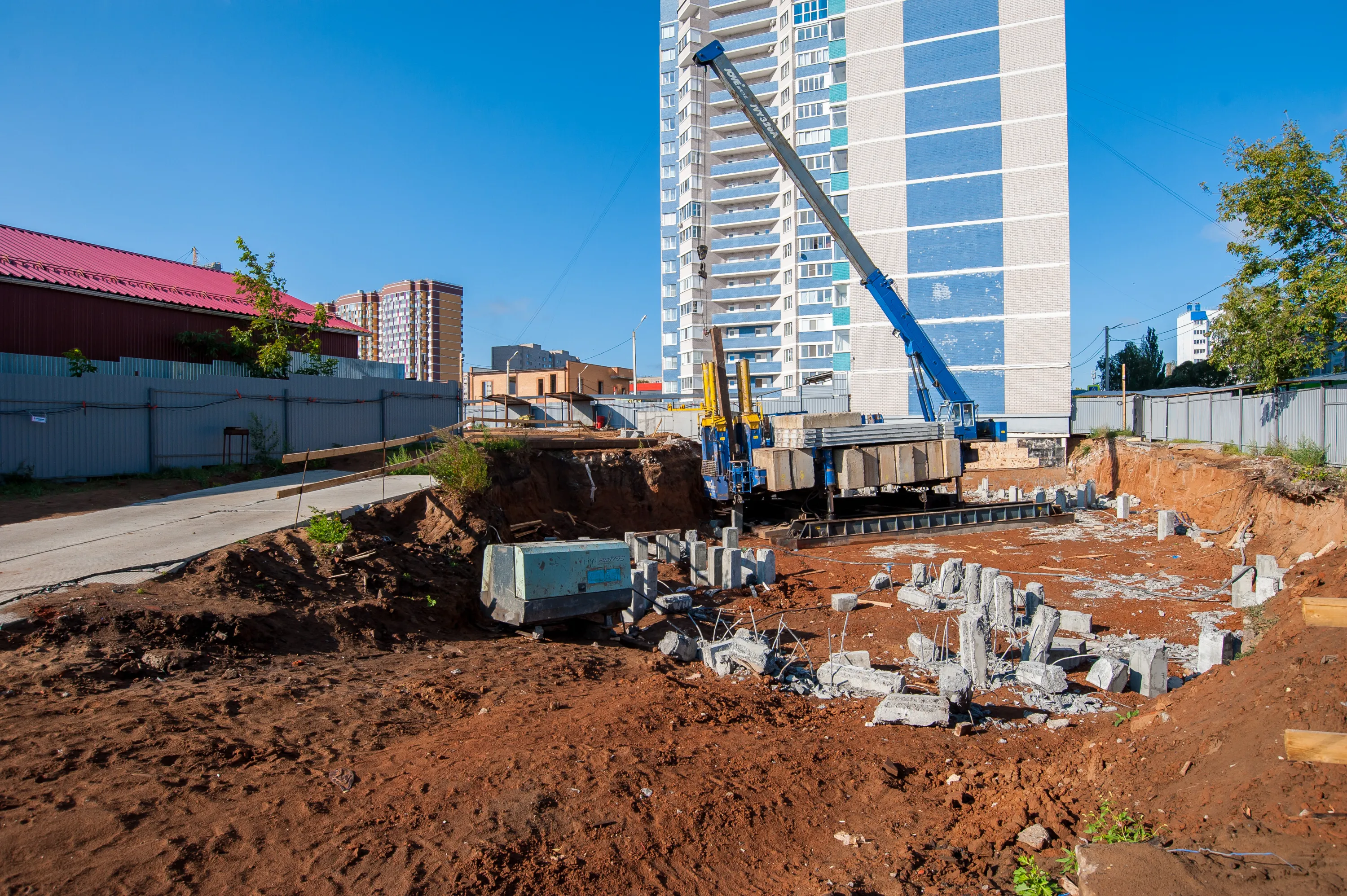 ЖК Новая Клубная ход строительства