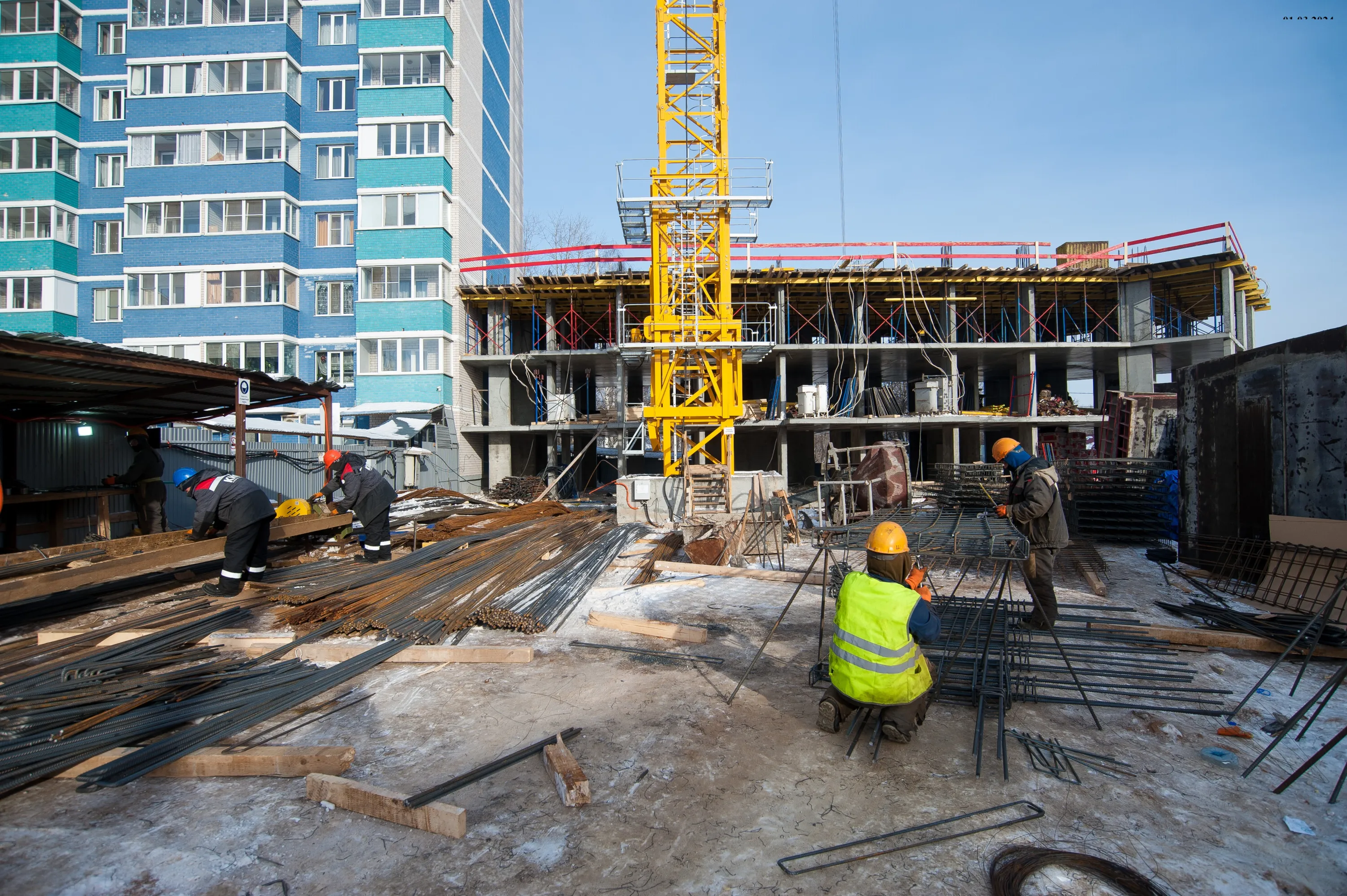 ЖК Новая Клубная ход строительства