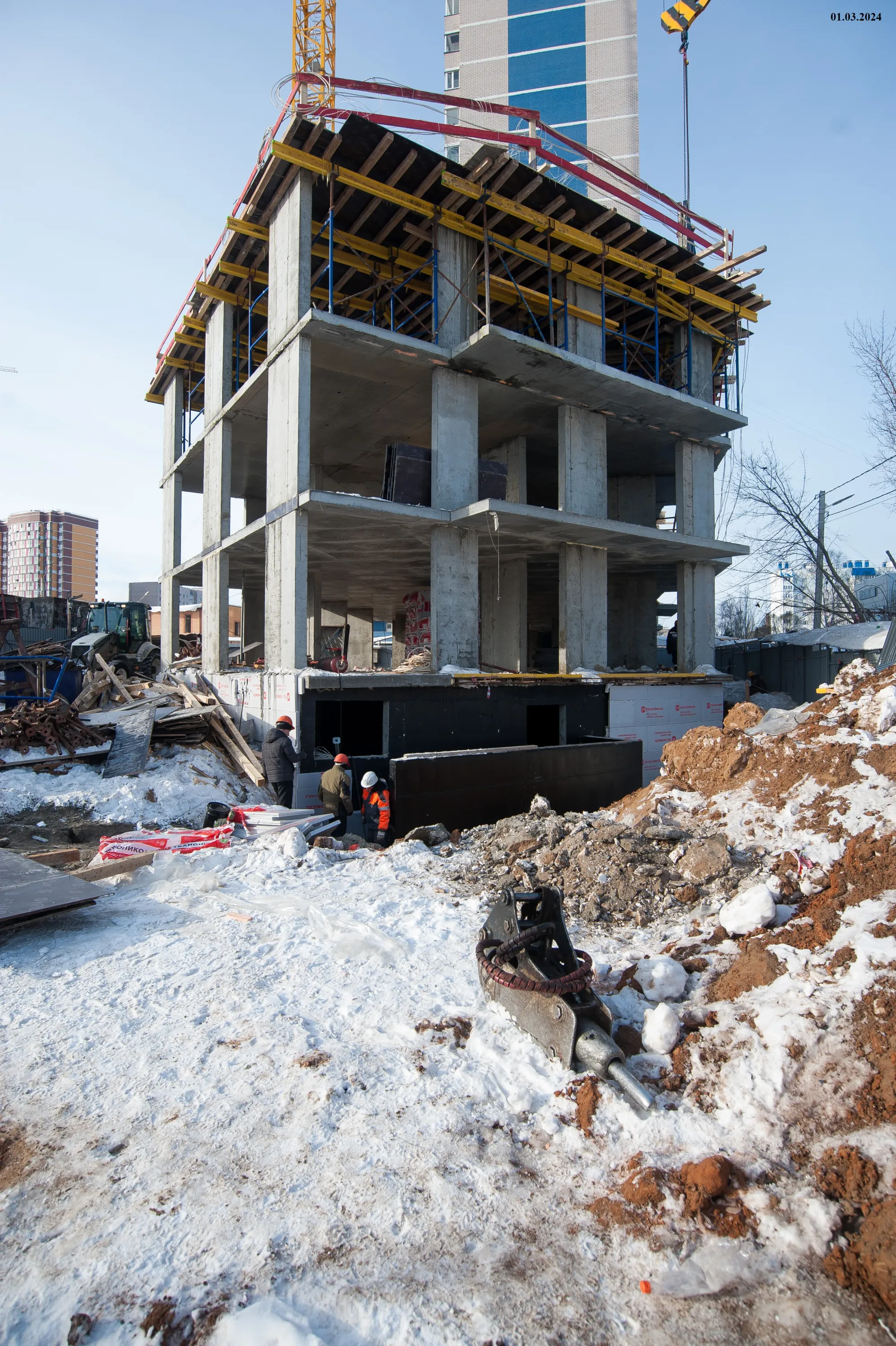 ЖК Новая Клубная ход строительства