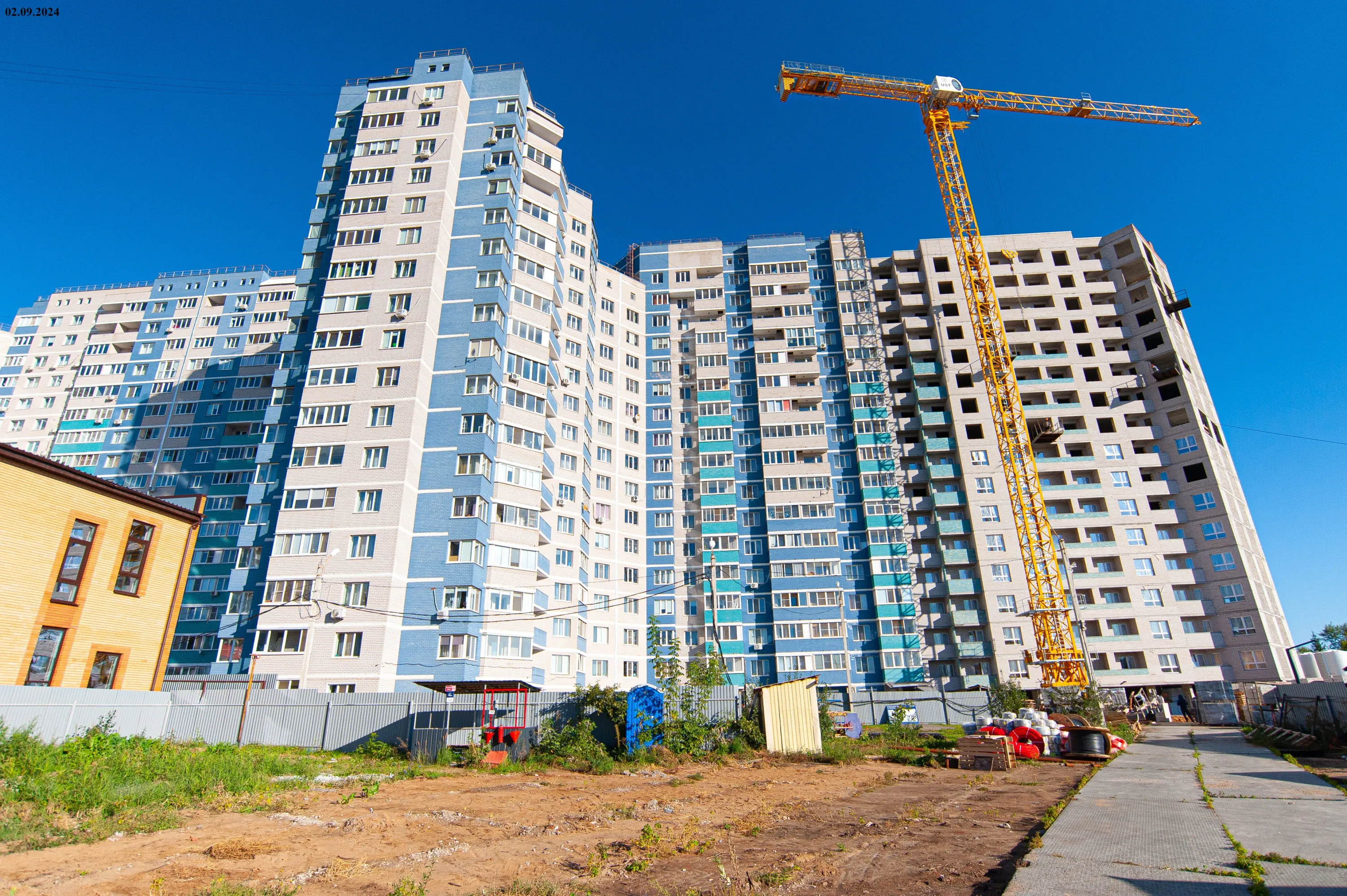 ЖК Новая Клубная ход строительства