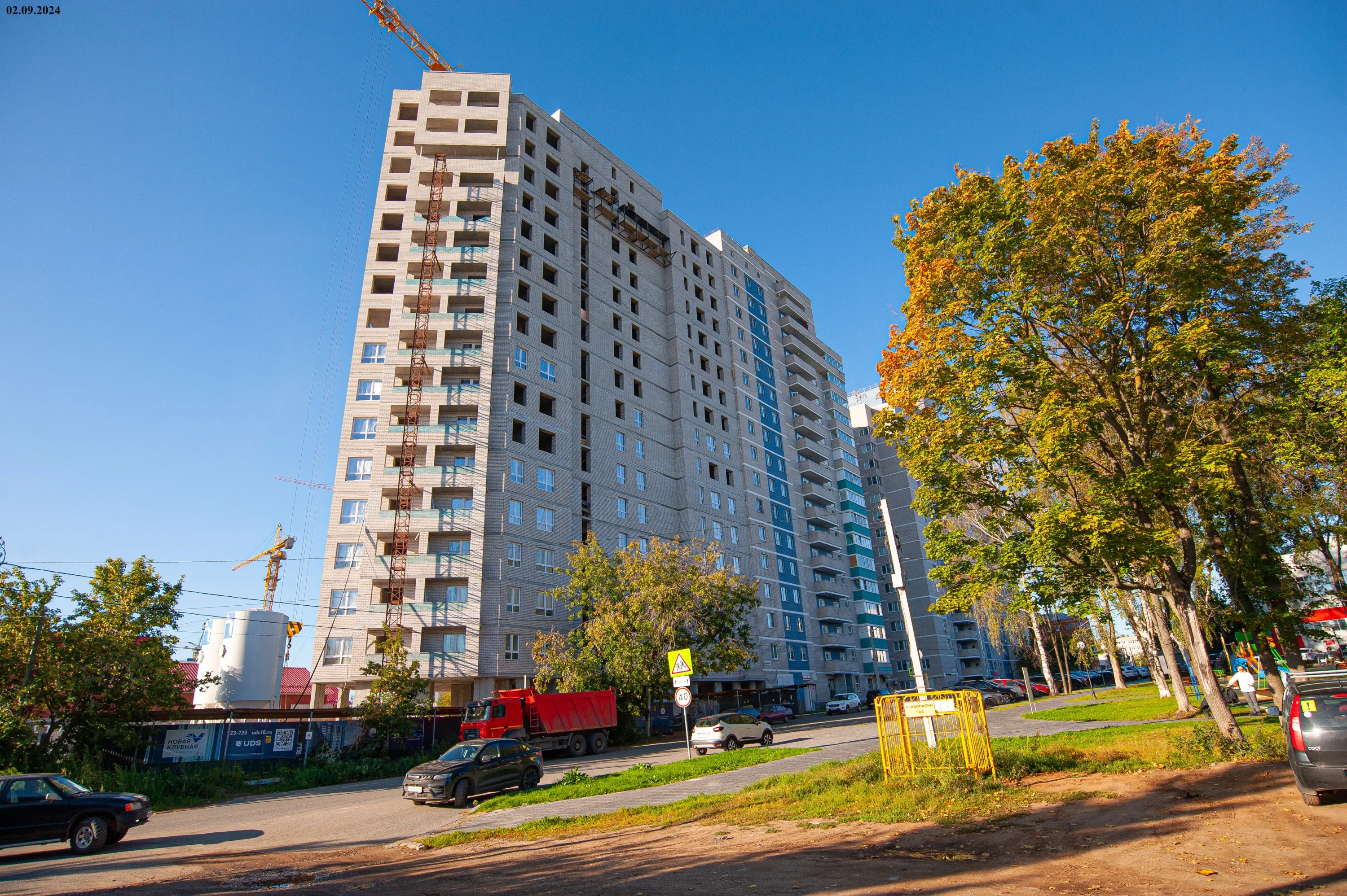 ЖК Новая Клубная ход строительства