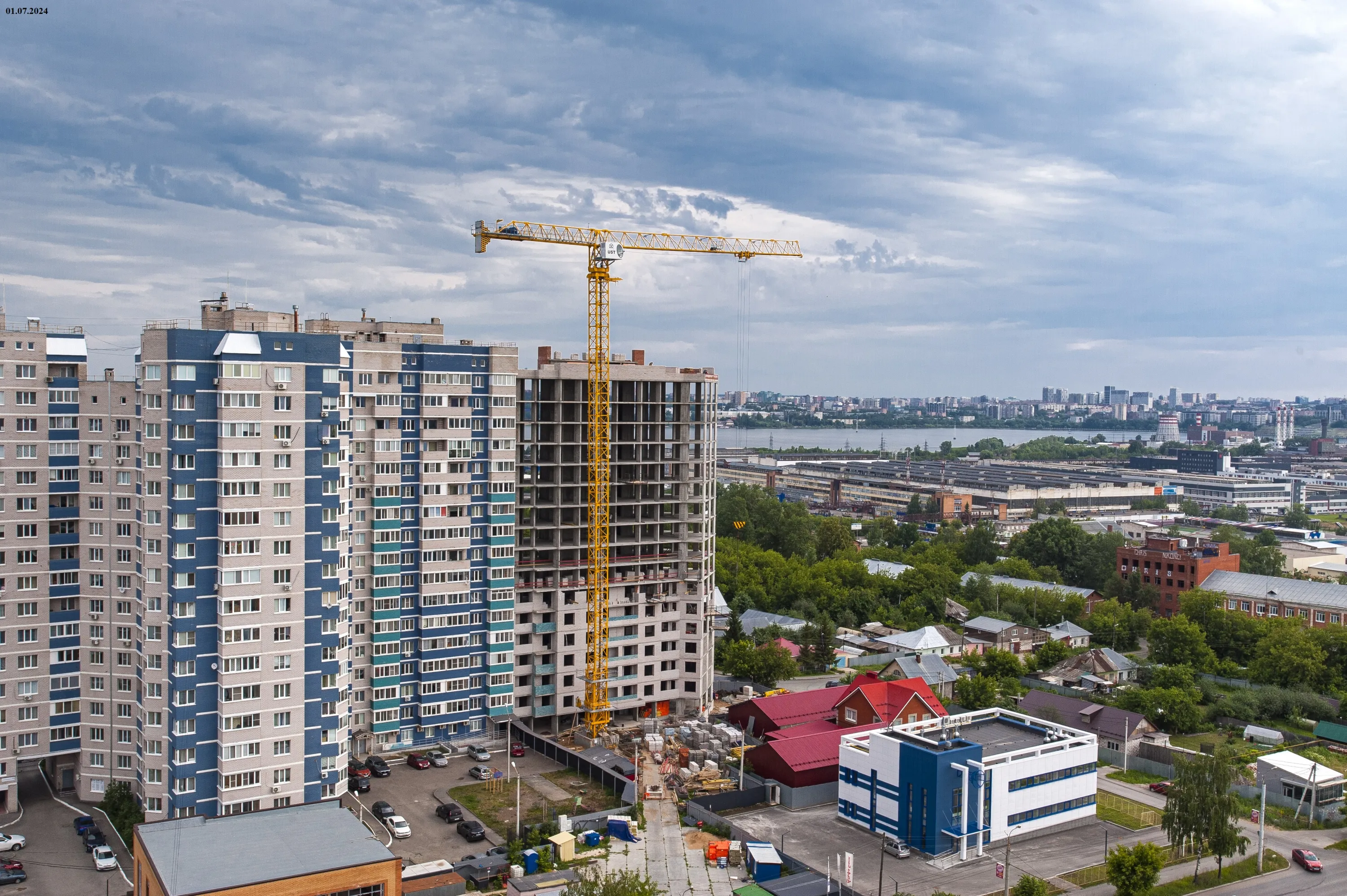 ЖК Новая Клубная ход строительства