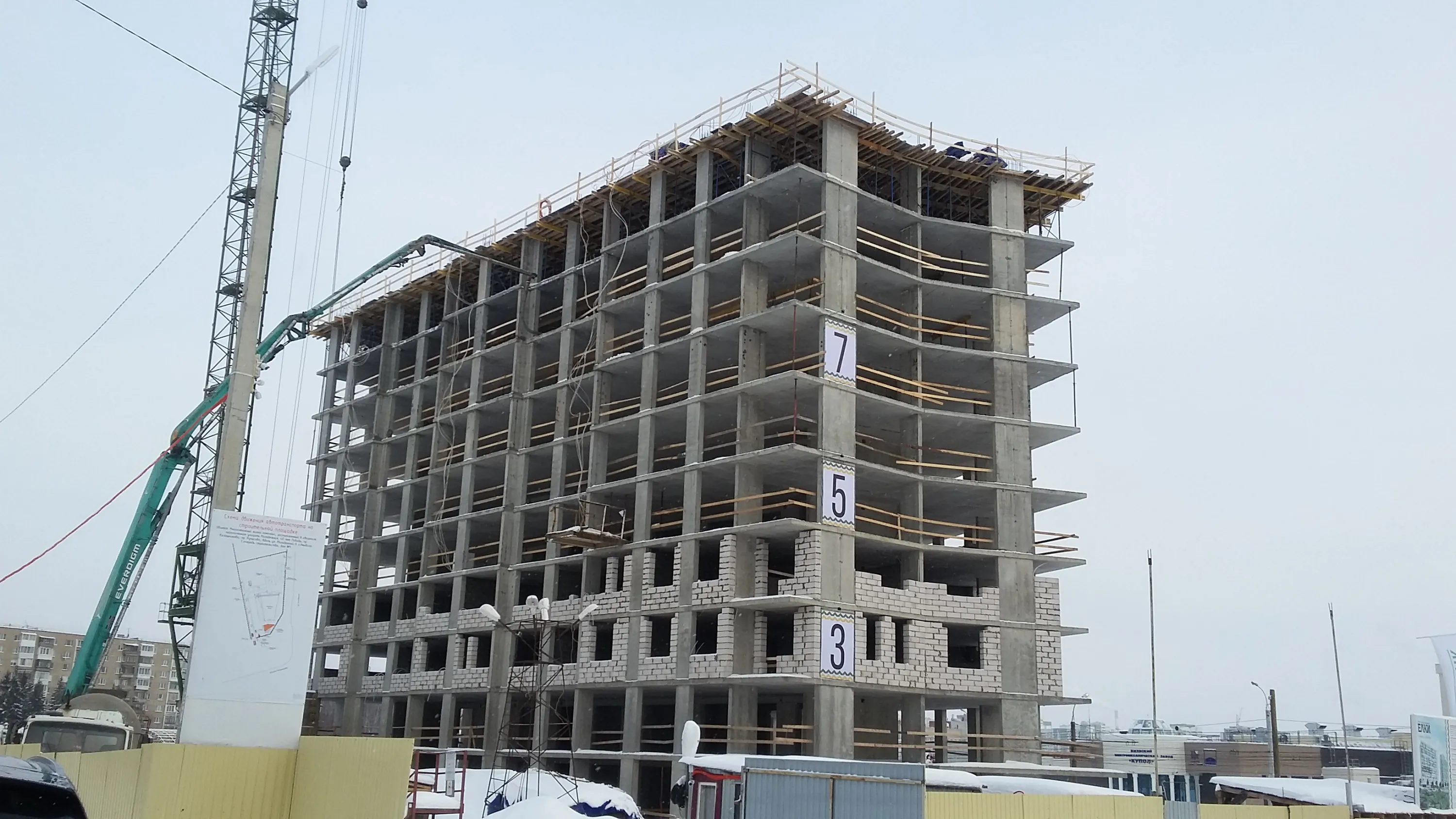 ЖК Ёлки ход строительства