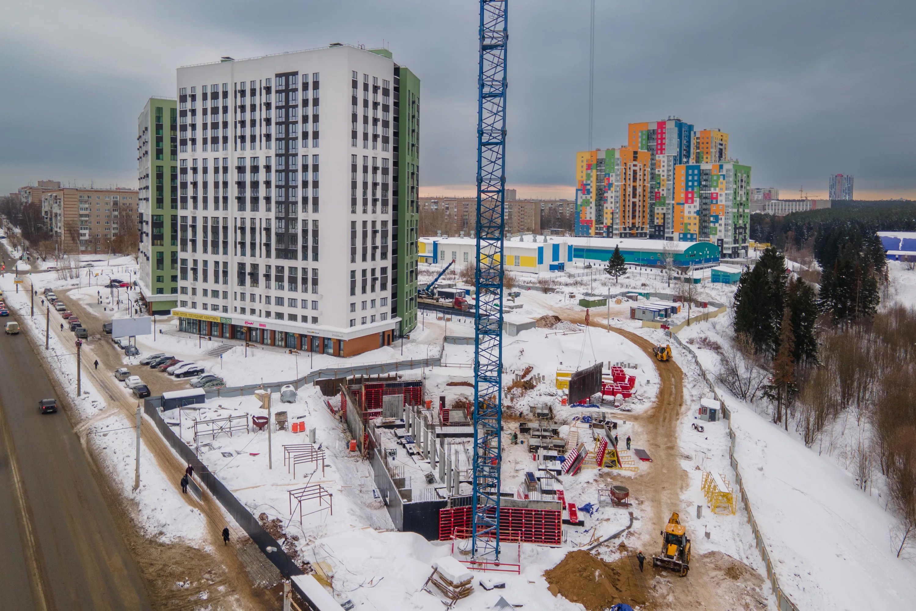 ЖК Ёлки ход строительства