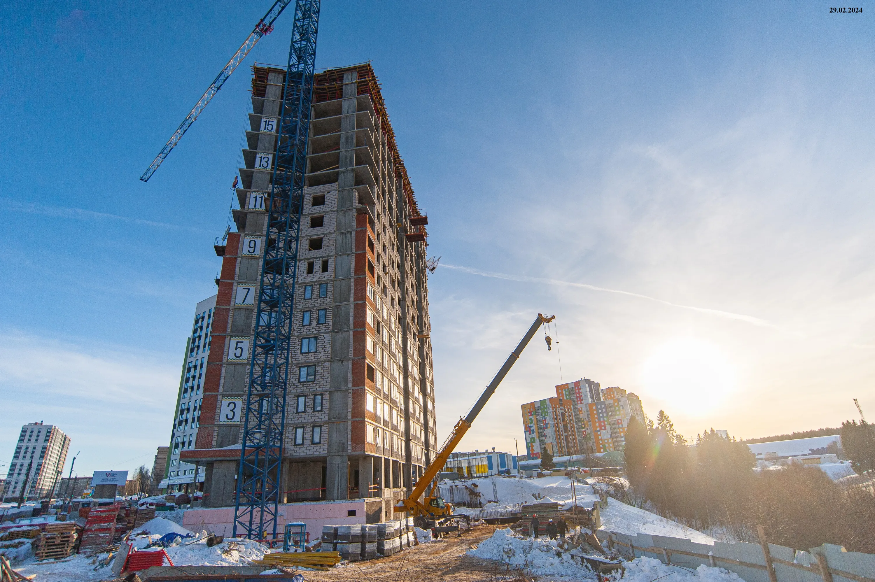 ЖК Ёлки ход строительства
