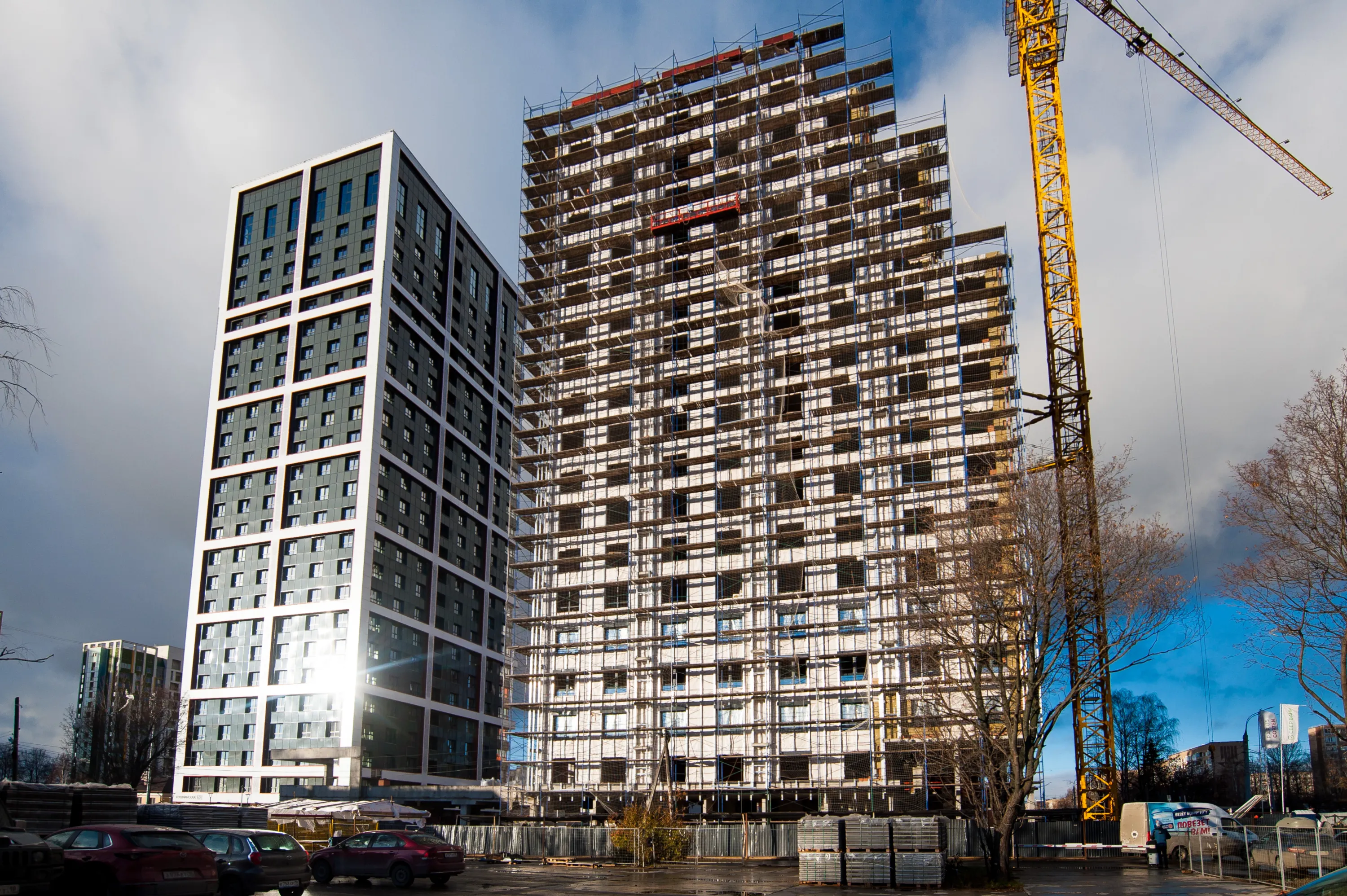 ЖК Парус Кортен ход строительства