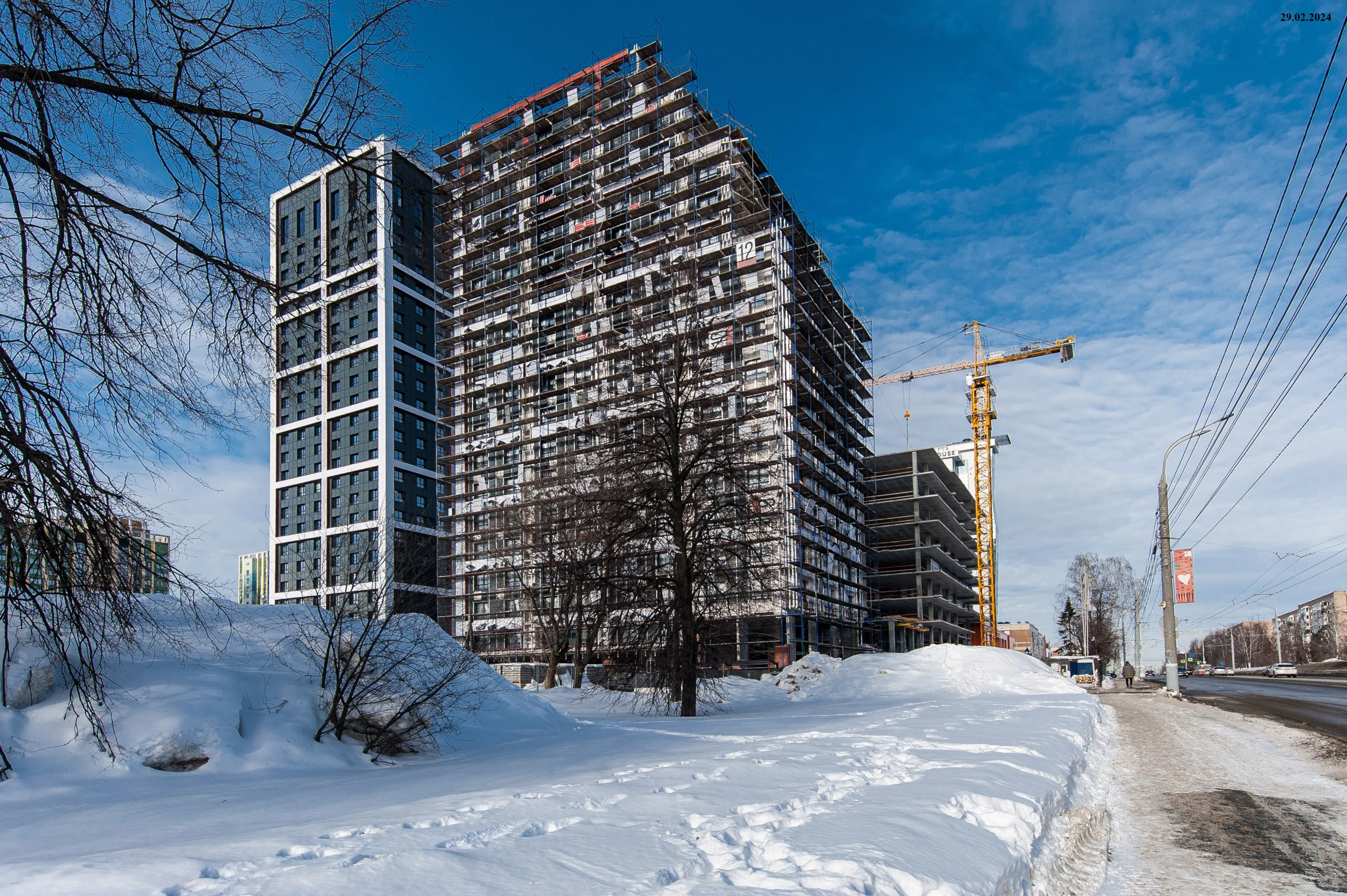 ЖК Парус Кортен ход строительства