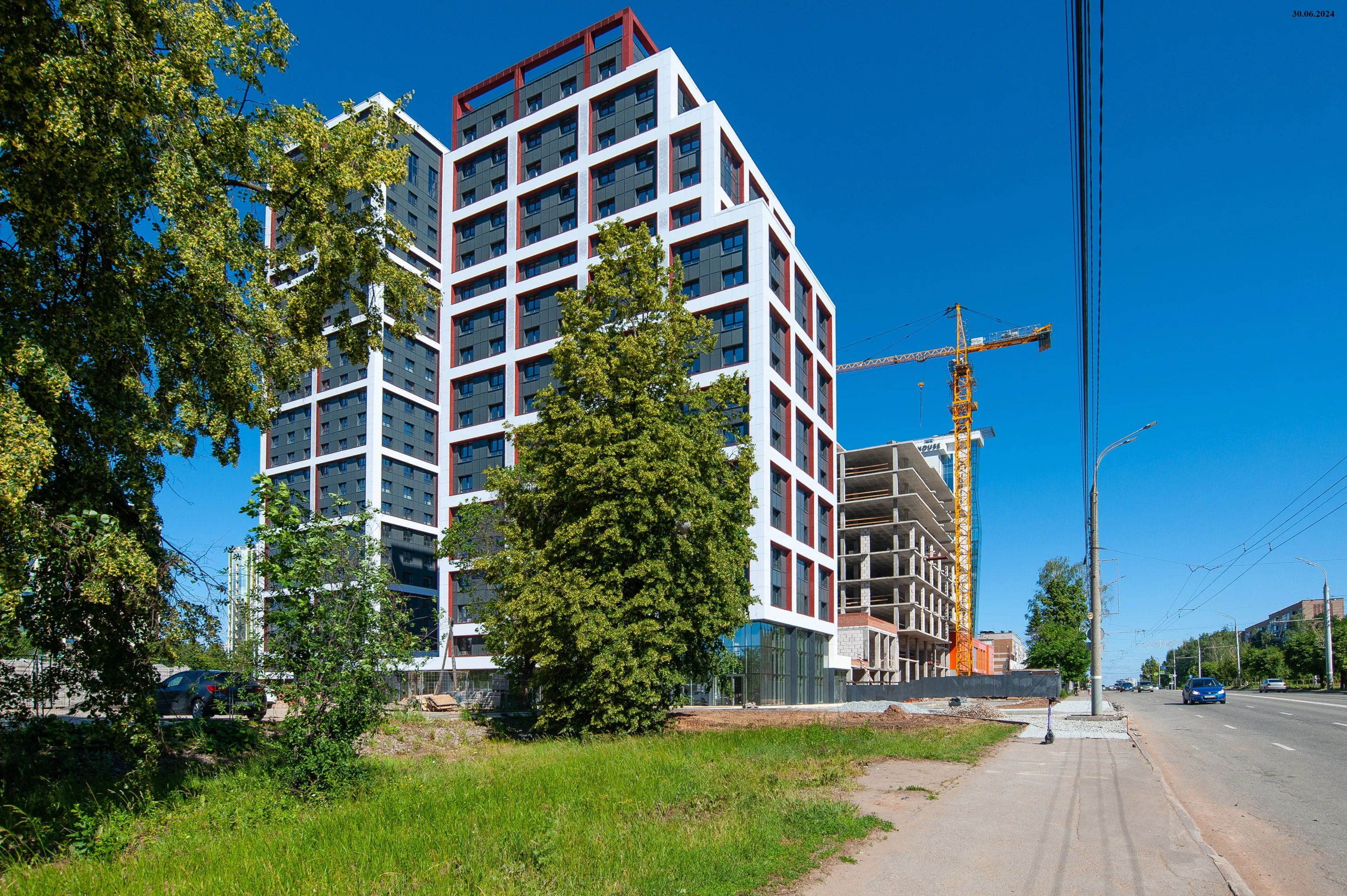 ЖК Парус Кортен ход строительства